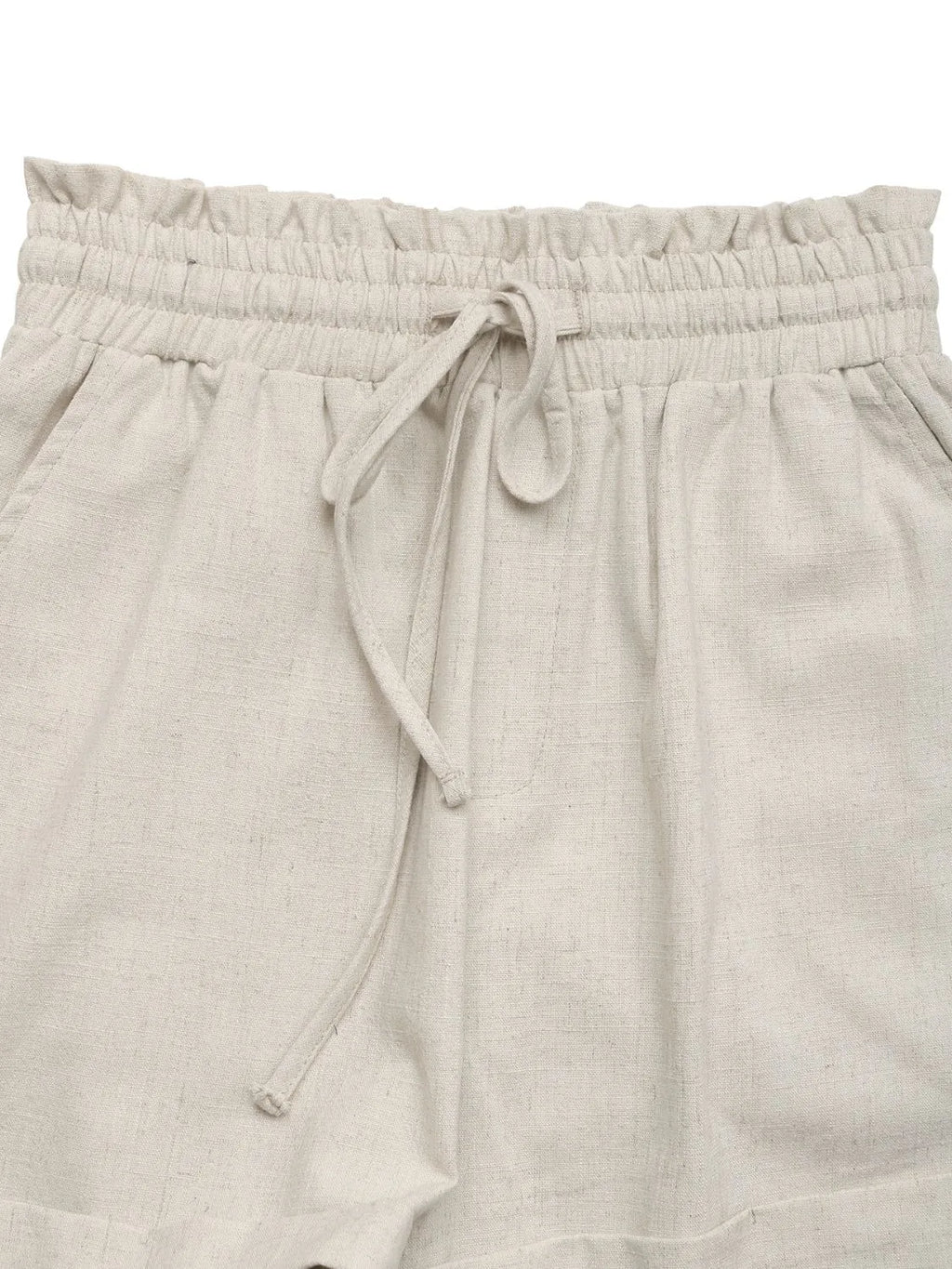 Frill Drawstring Shorts