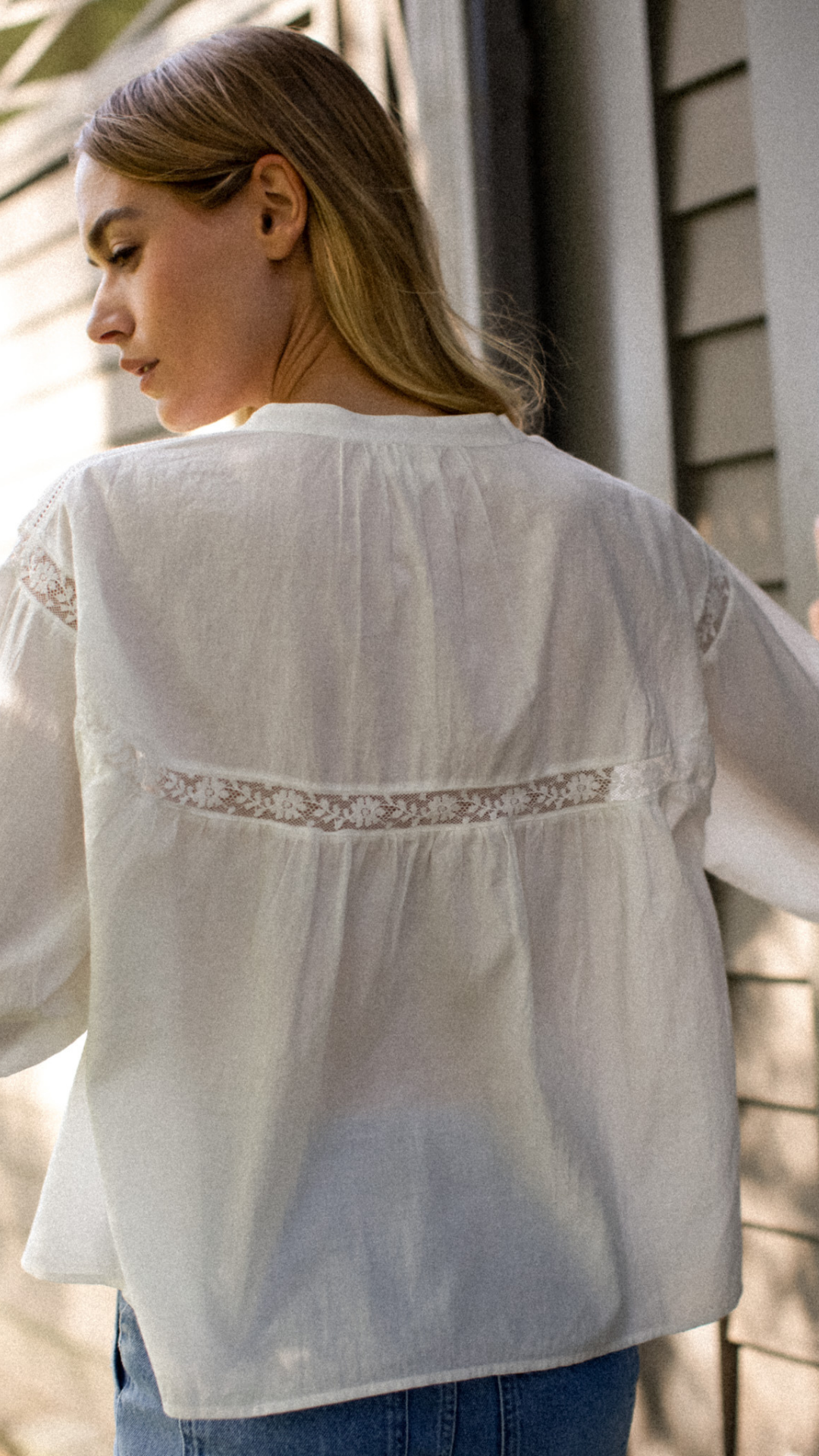 Daisy Top - White