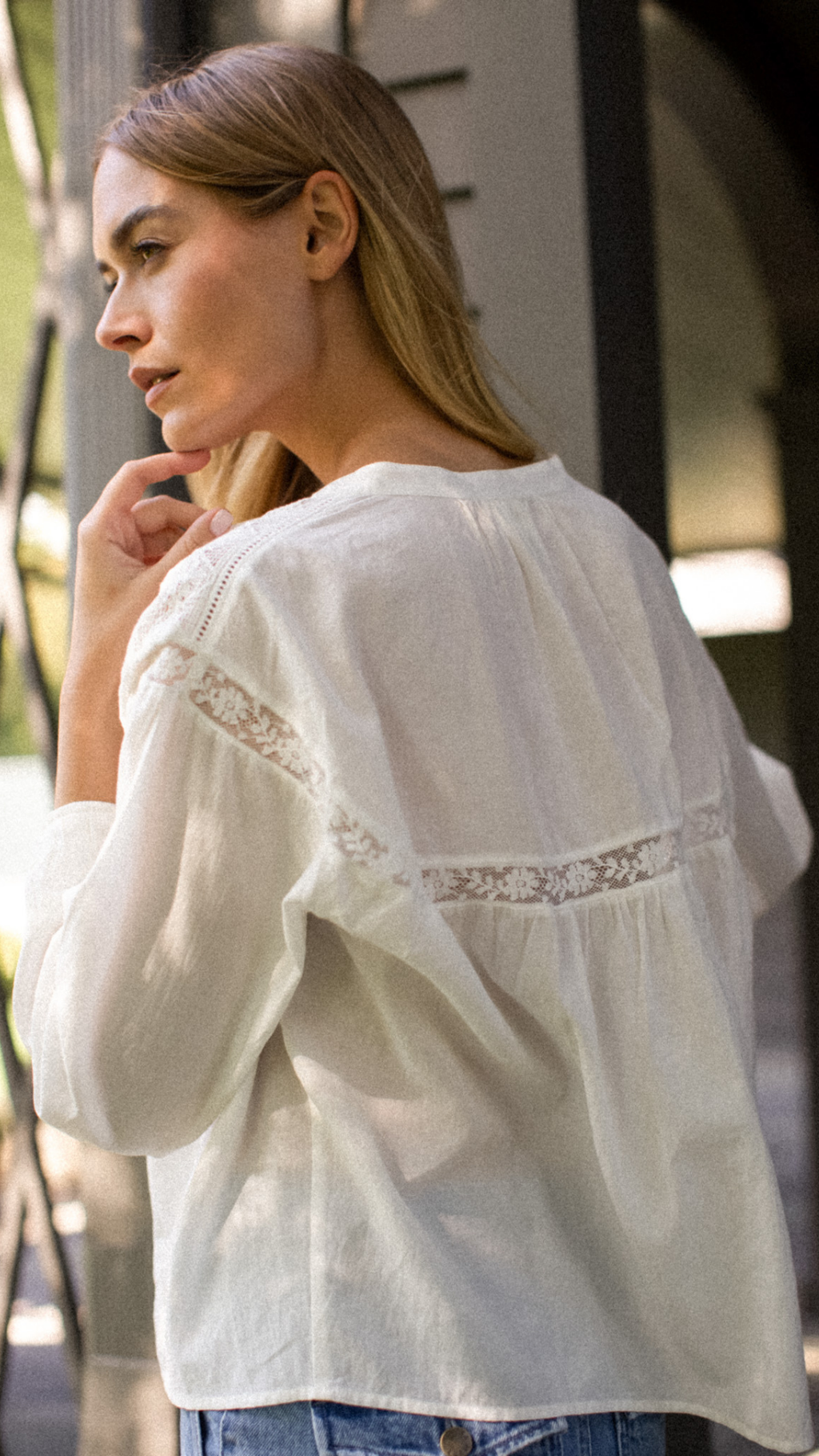 Daisy Top - White