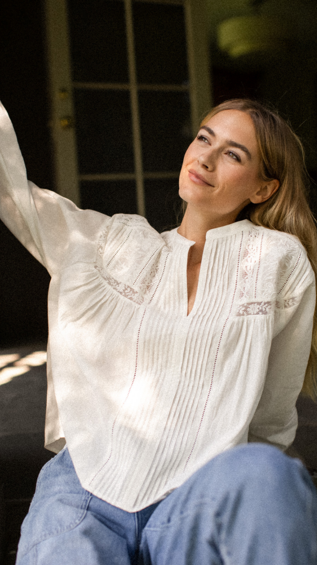 Daisy Top - White