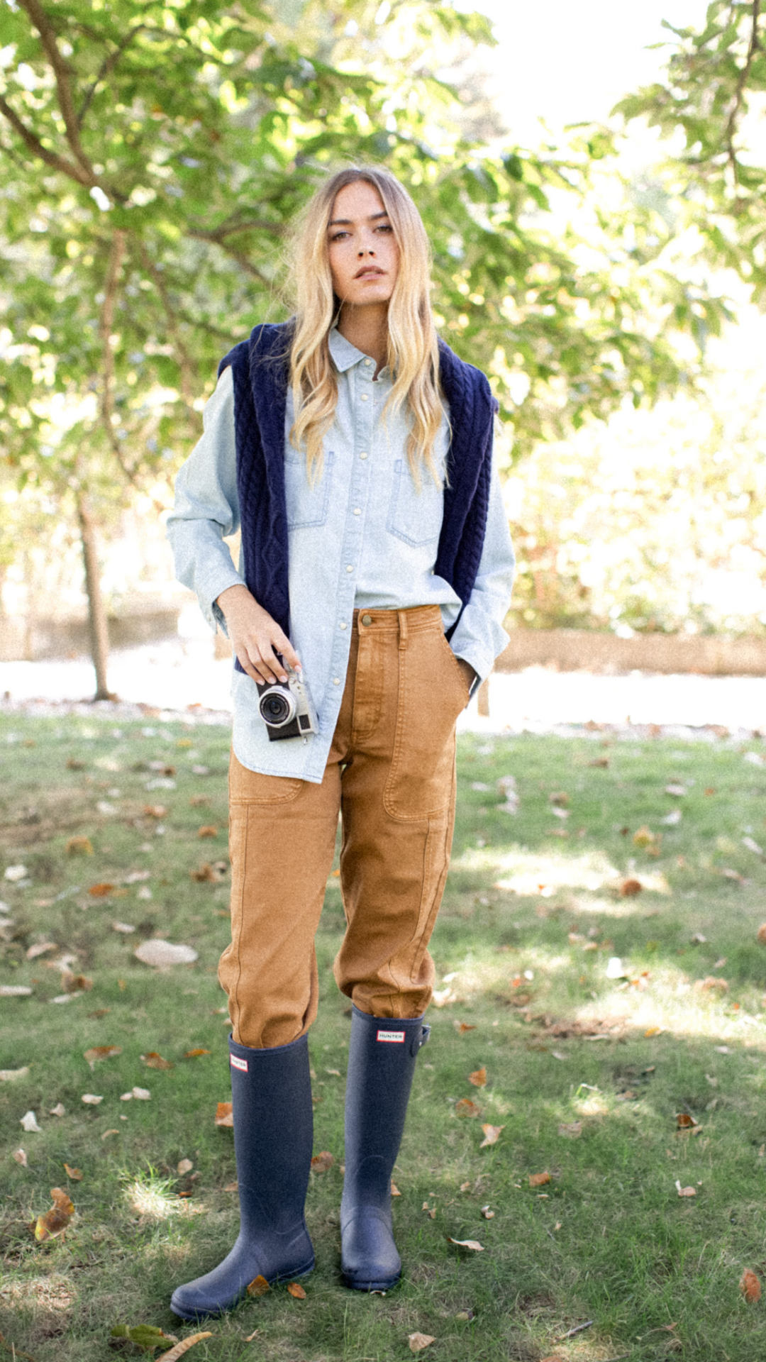Denim Western Shirt - Pale Wash