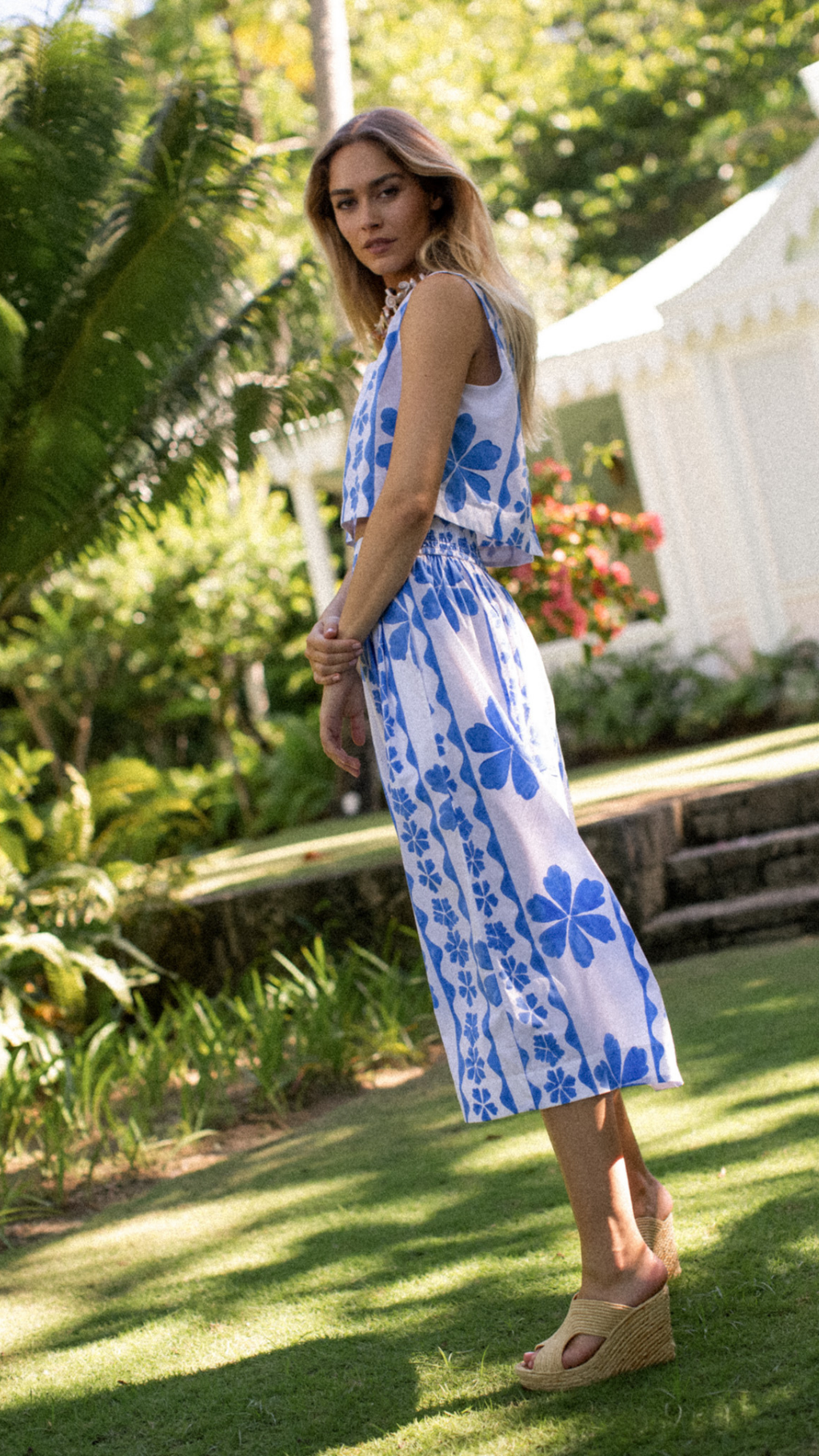 Carsyn Skirt - Sea Dahlia