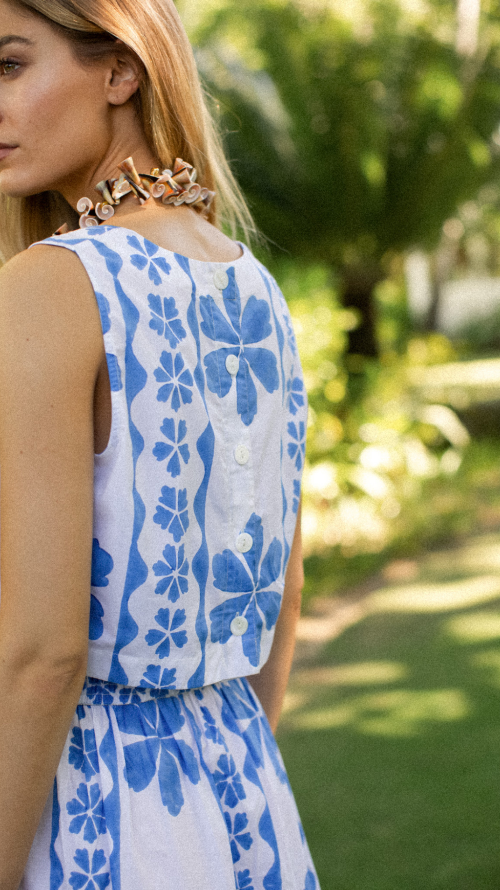 Carsyn Skirt - Sea Dahlia