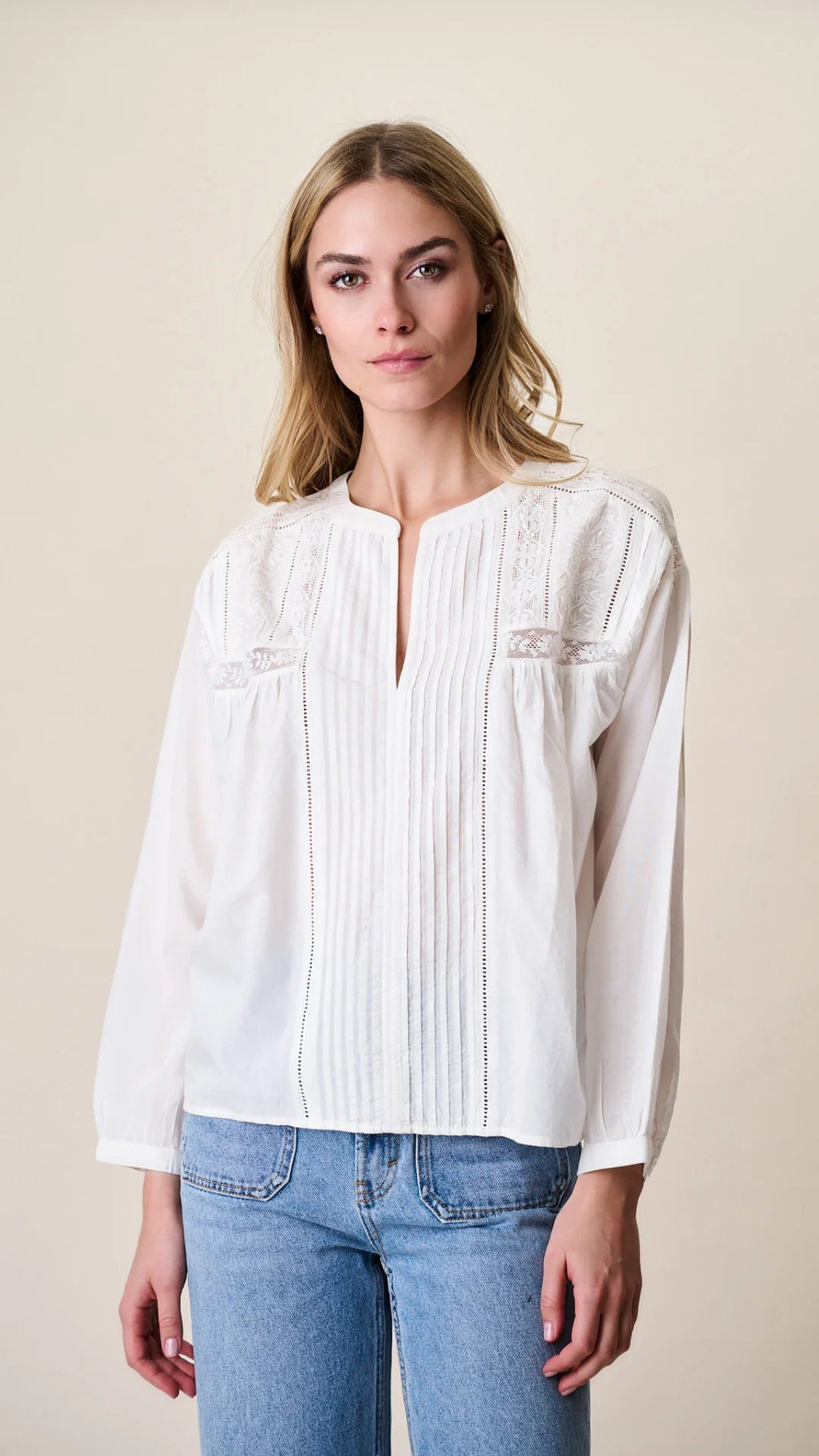 Daisy Top - White