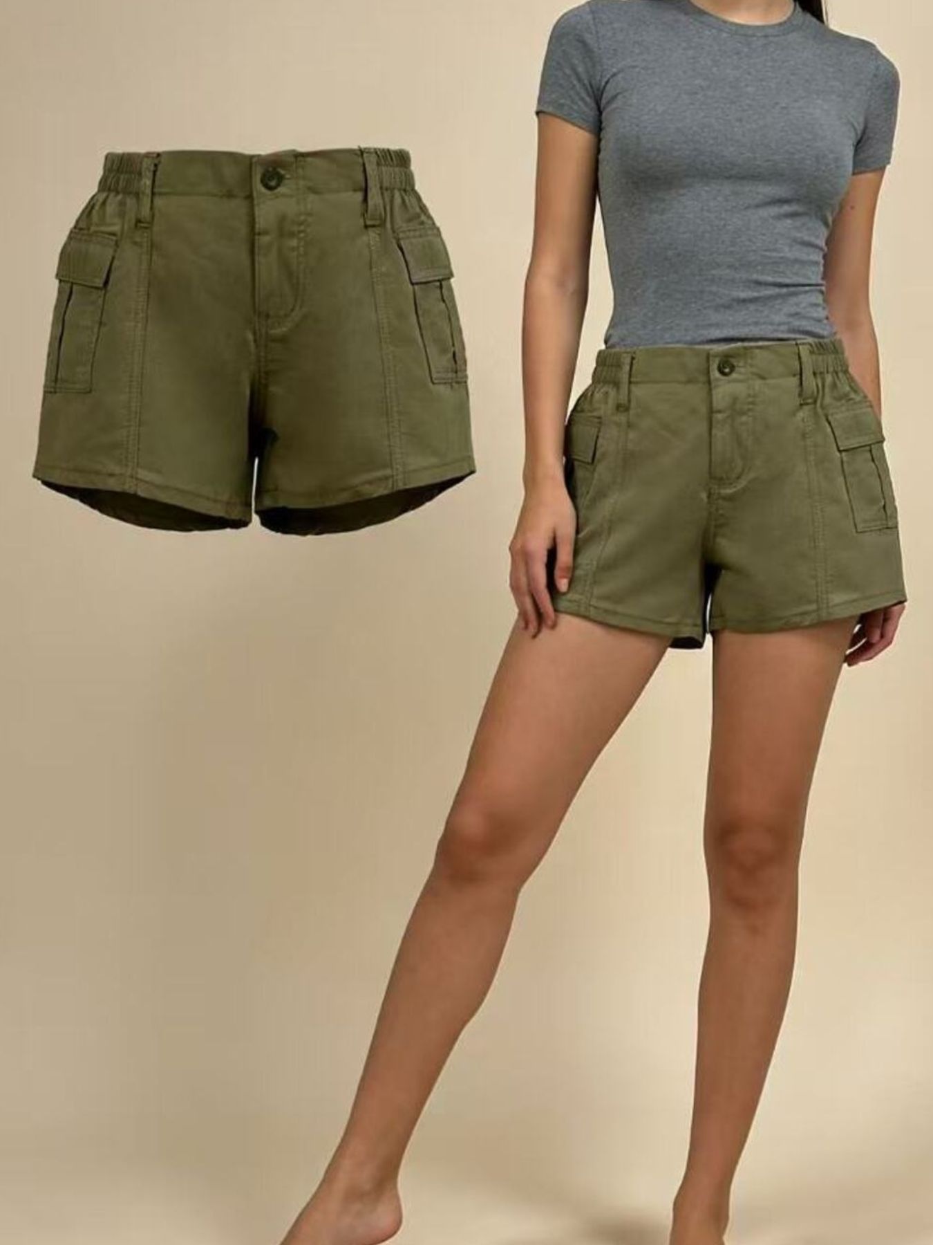 Casual Pocketed Shorts