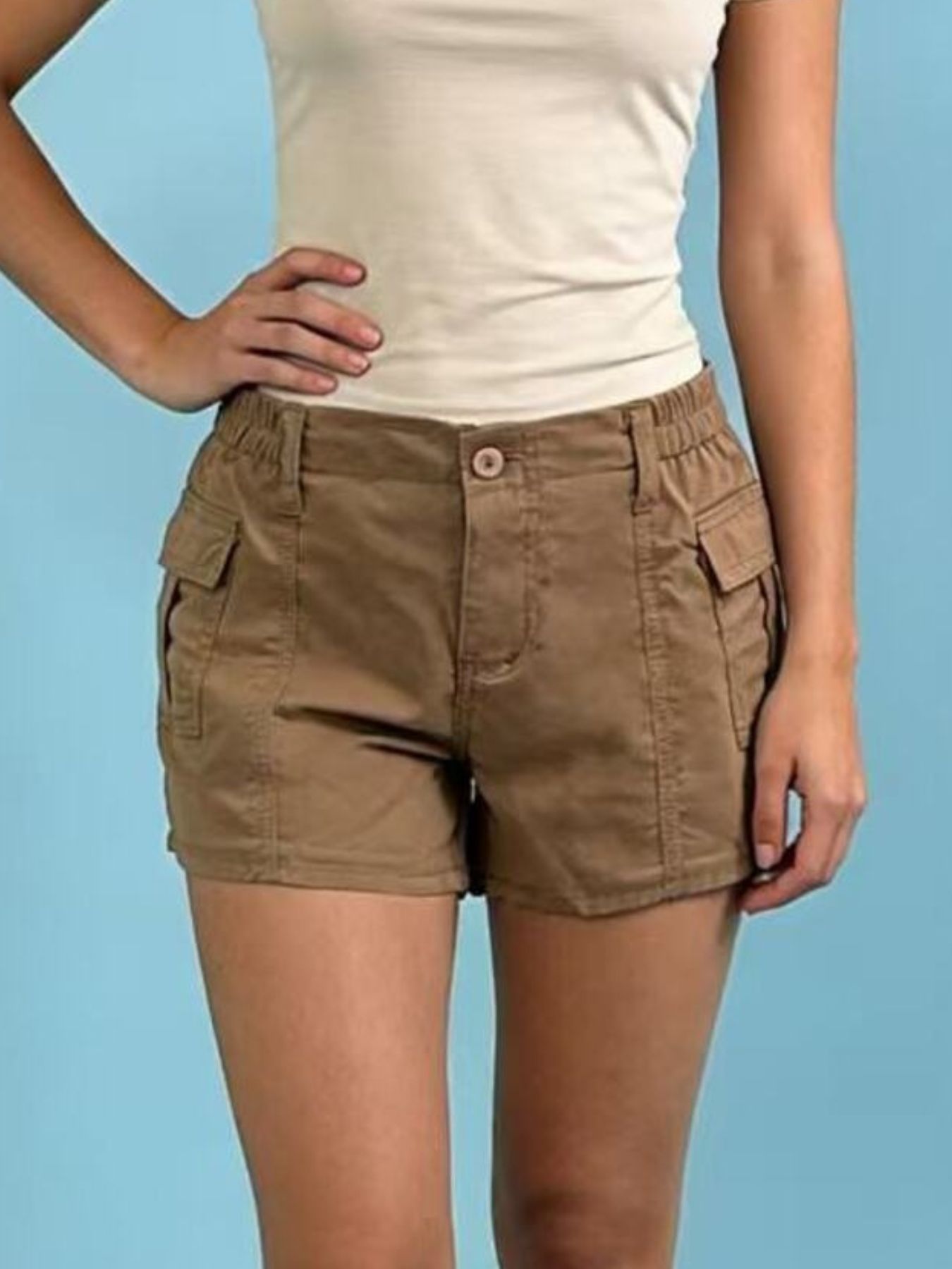 Casual Pocketed Shorts