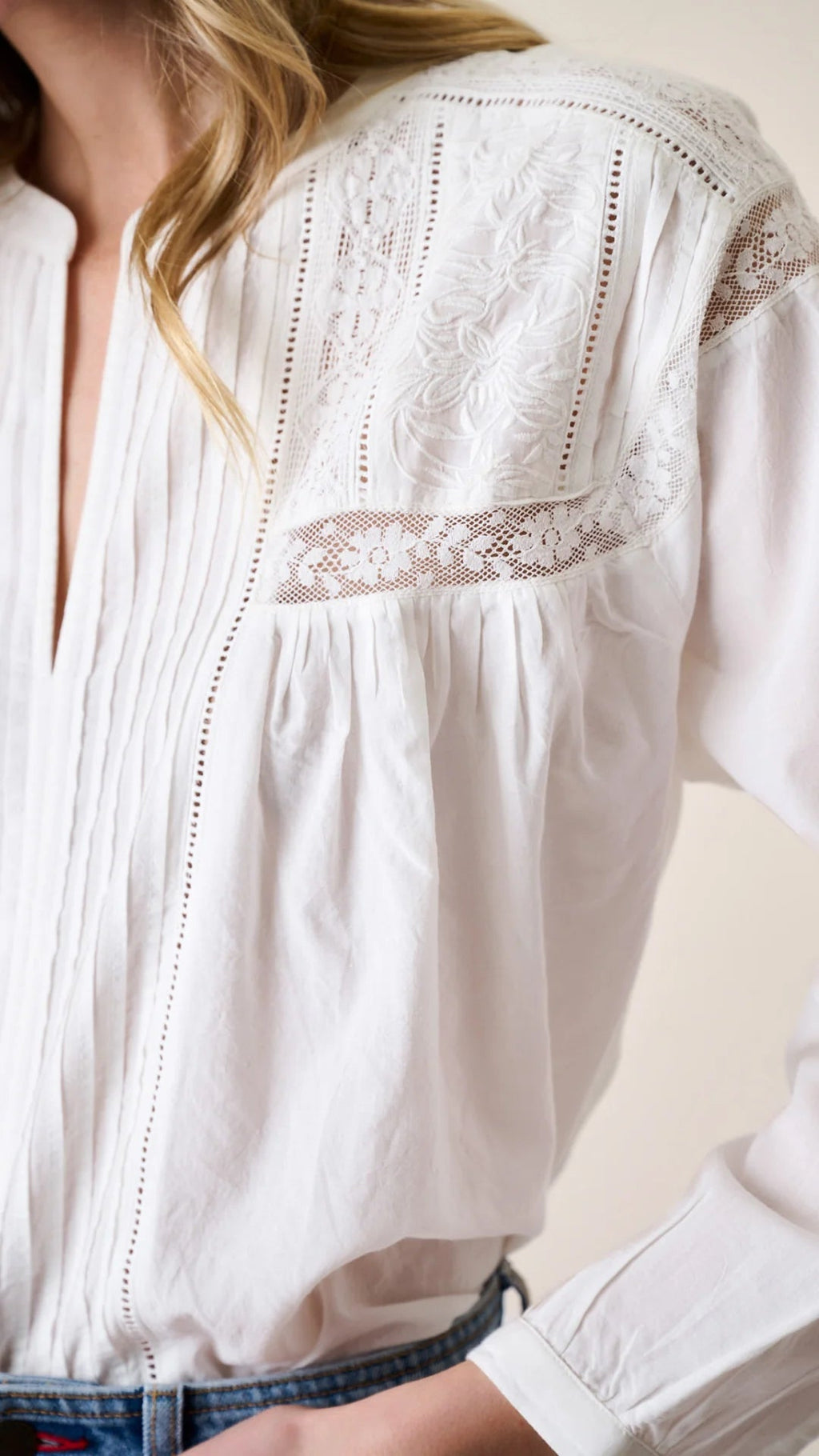 Daisy Top - White