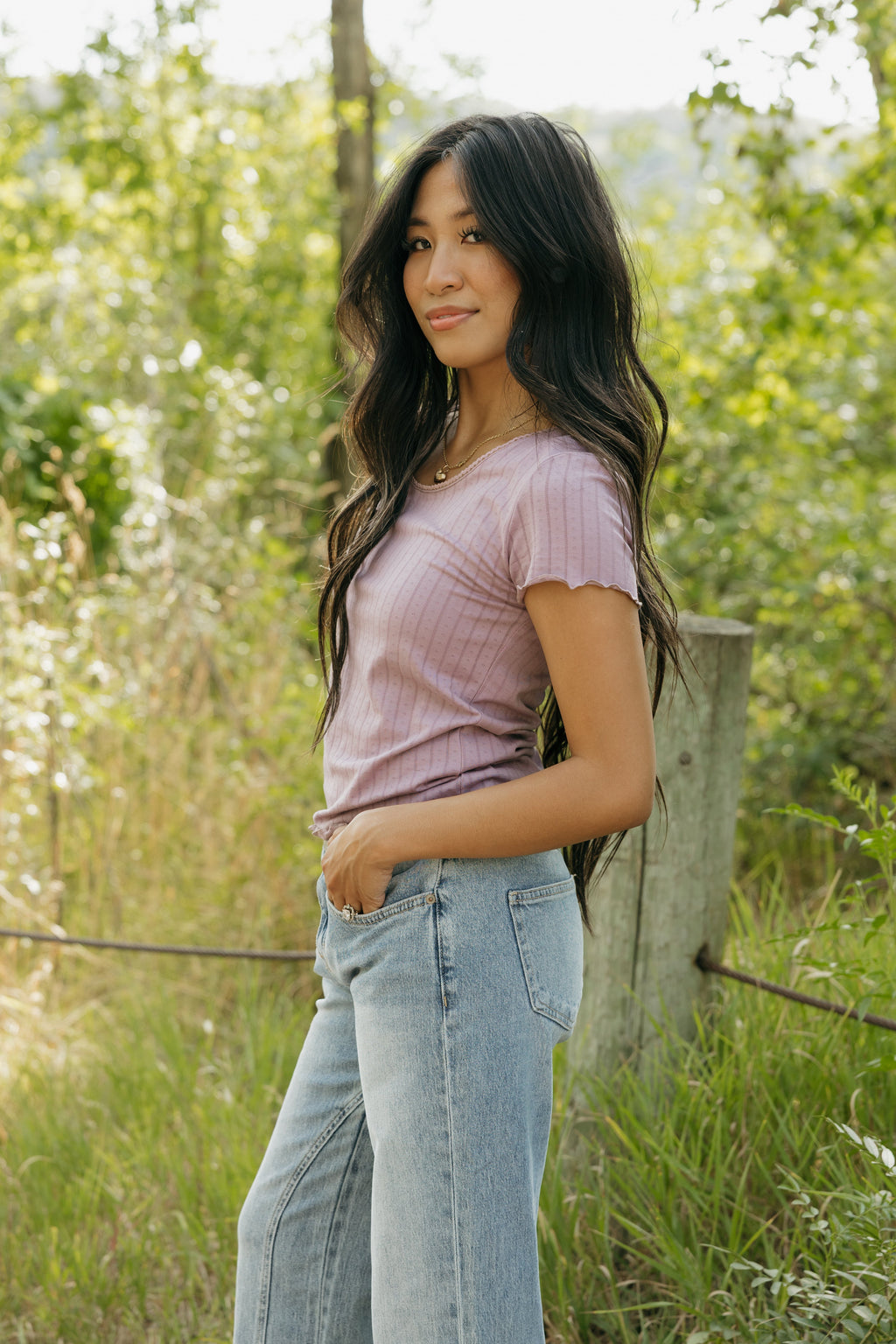 Geena Top-Dusty Plum