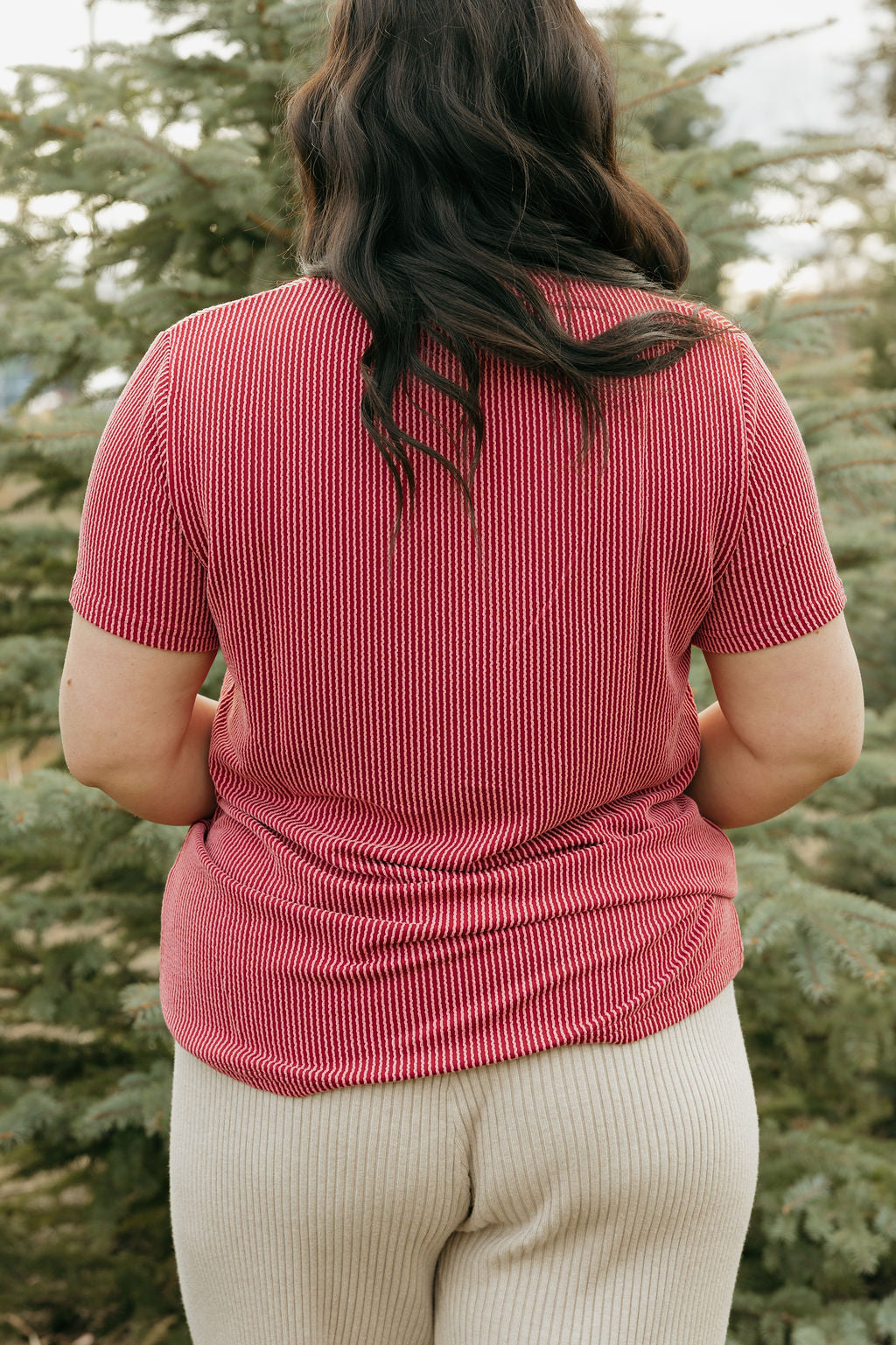 Boone Top-Maroon