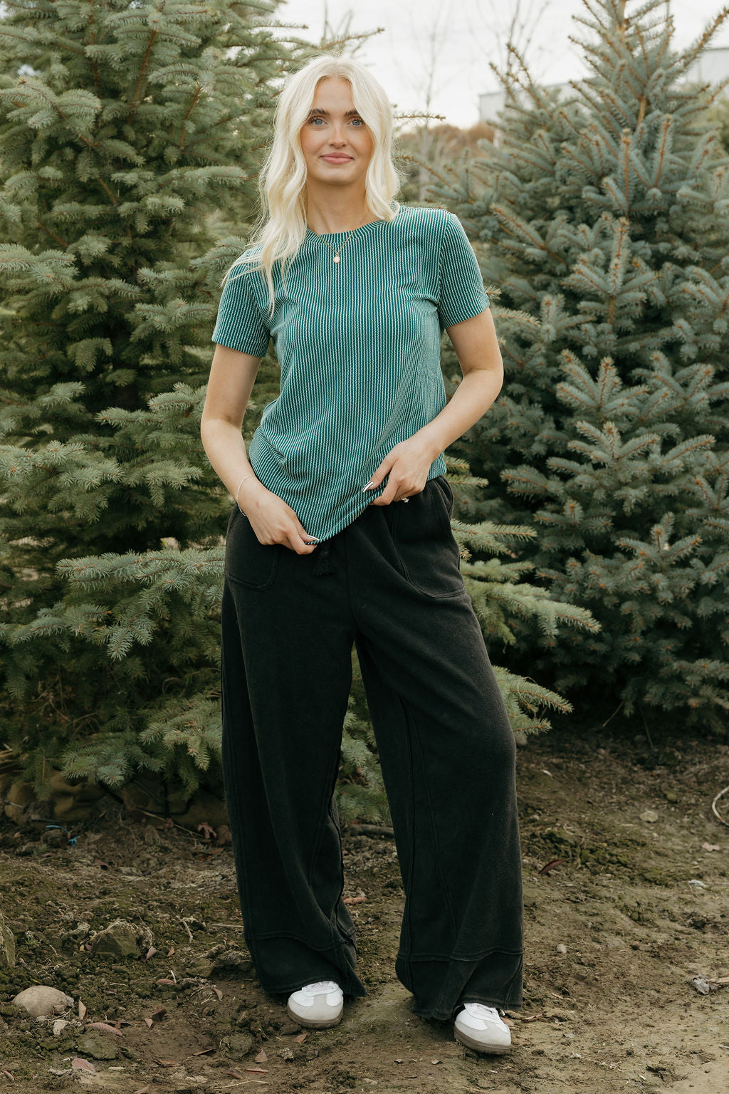 Boone Top-Emerald