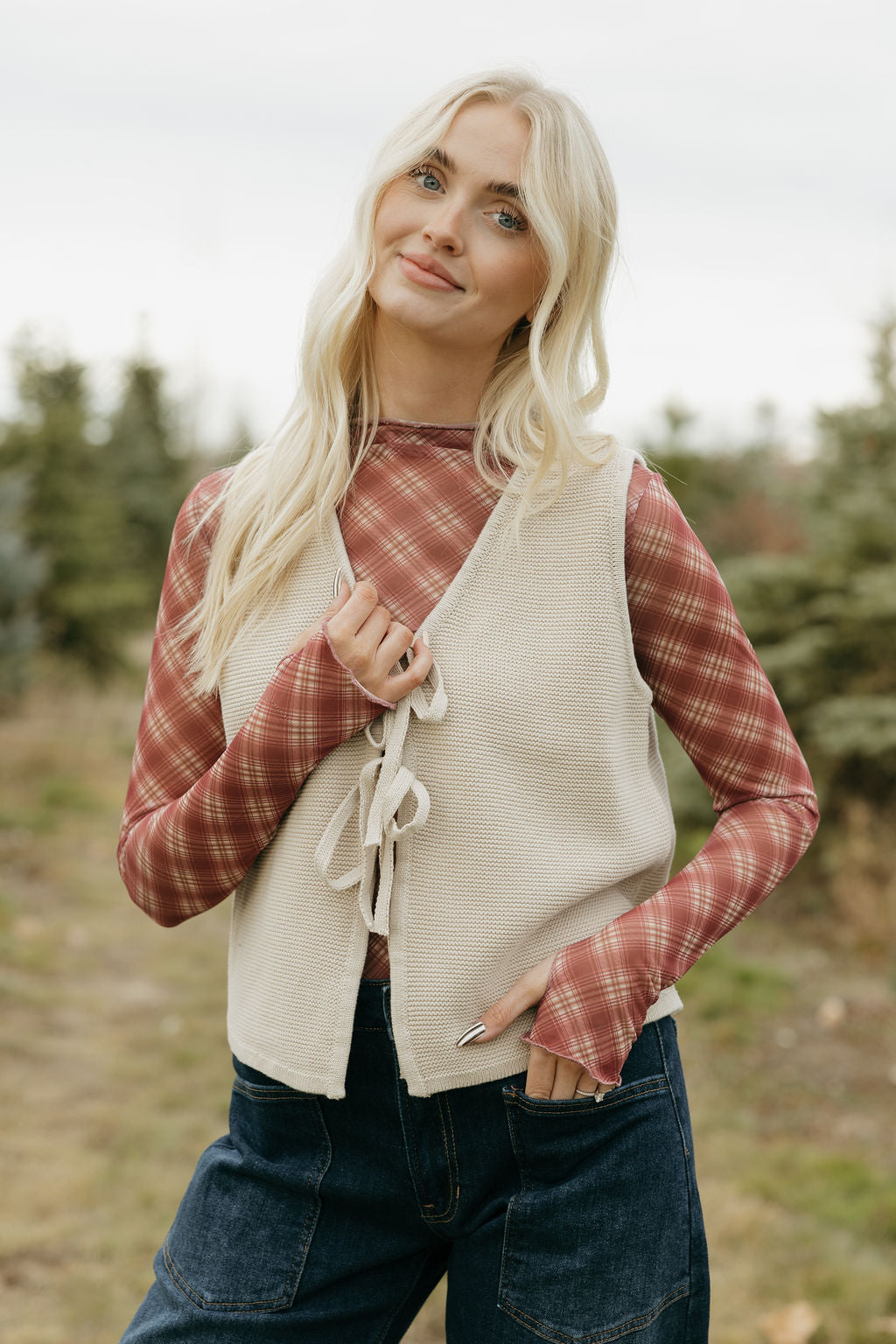 Melissa Top-Maroon