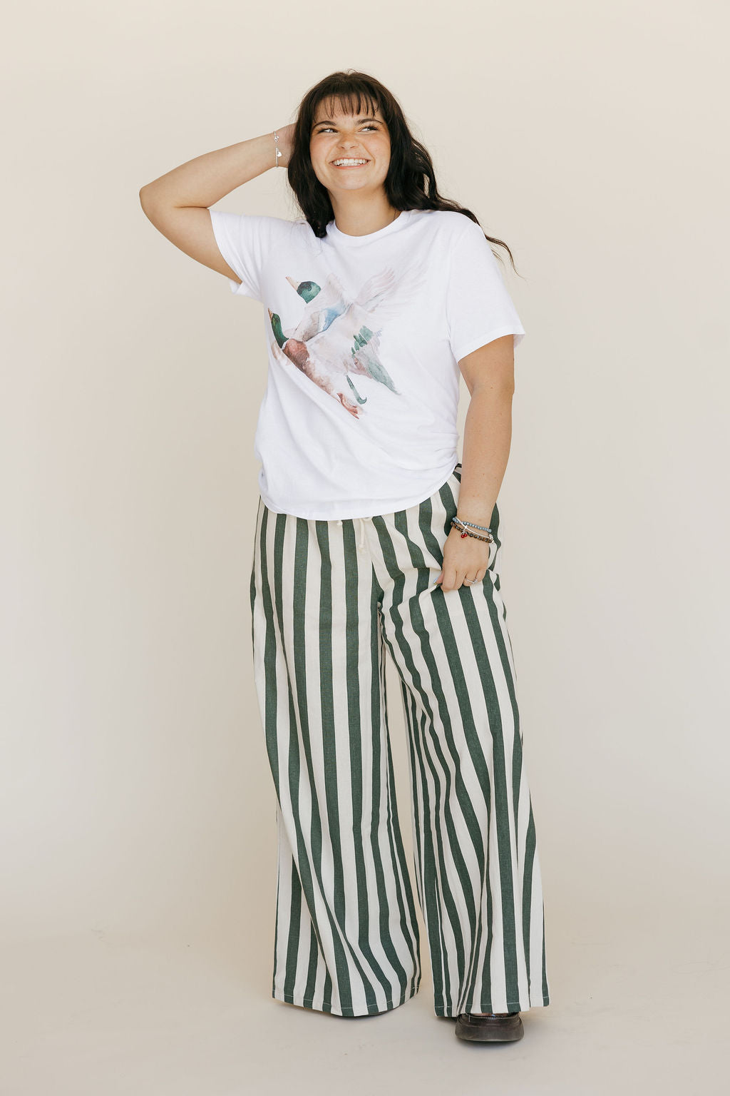 Wings Over Water Tee-White