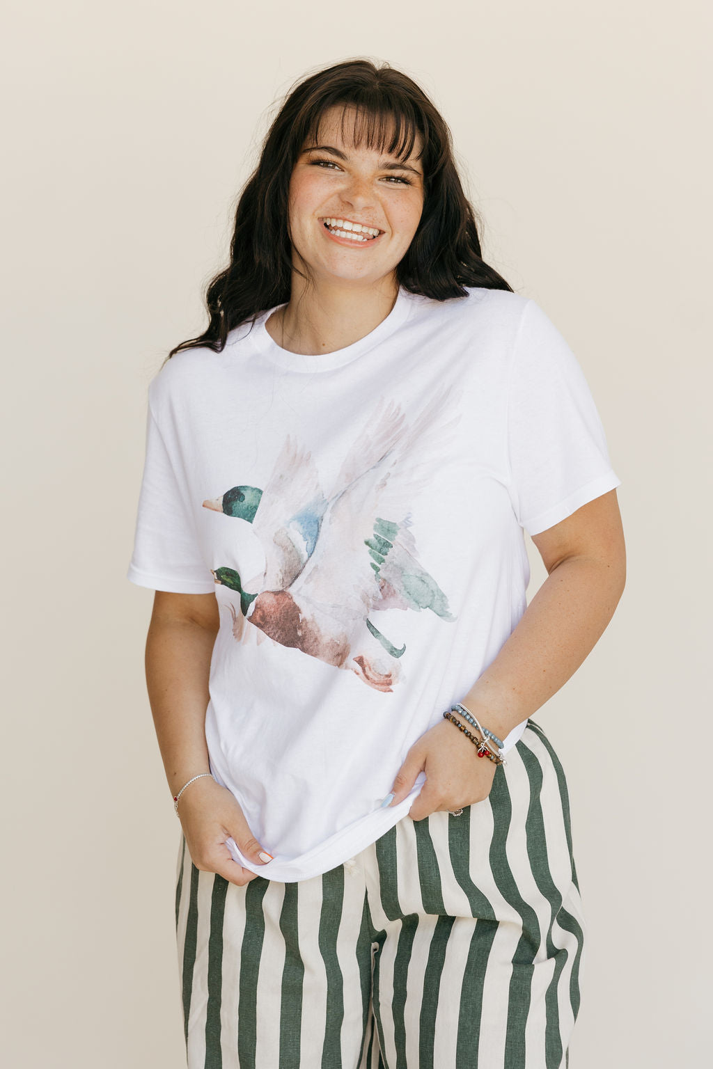 Wings Over Water Tee-White