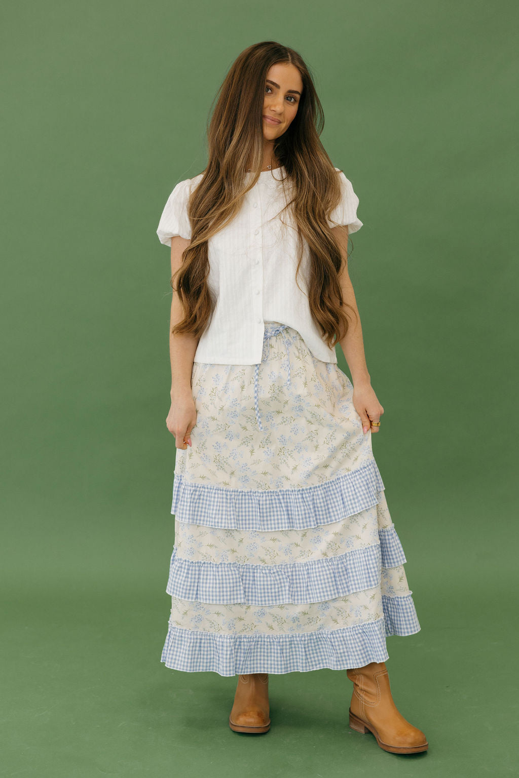 Darlene Top-White
