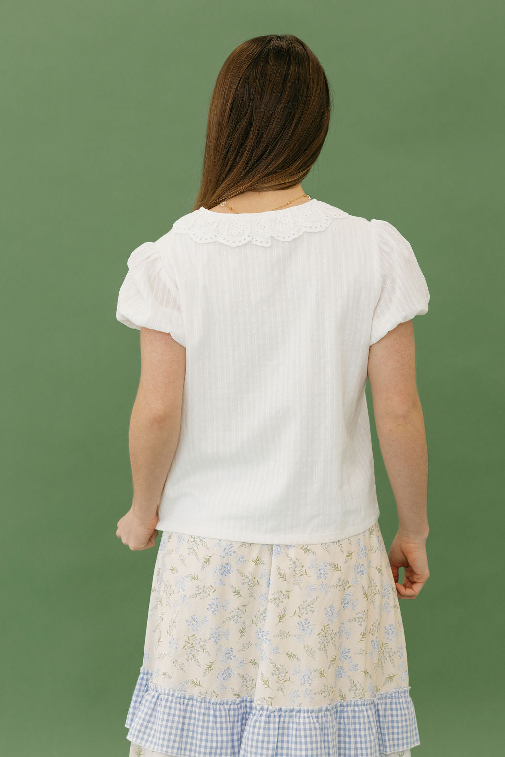 Darlene Top-White