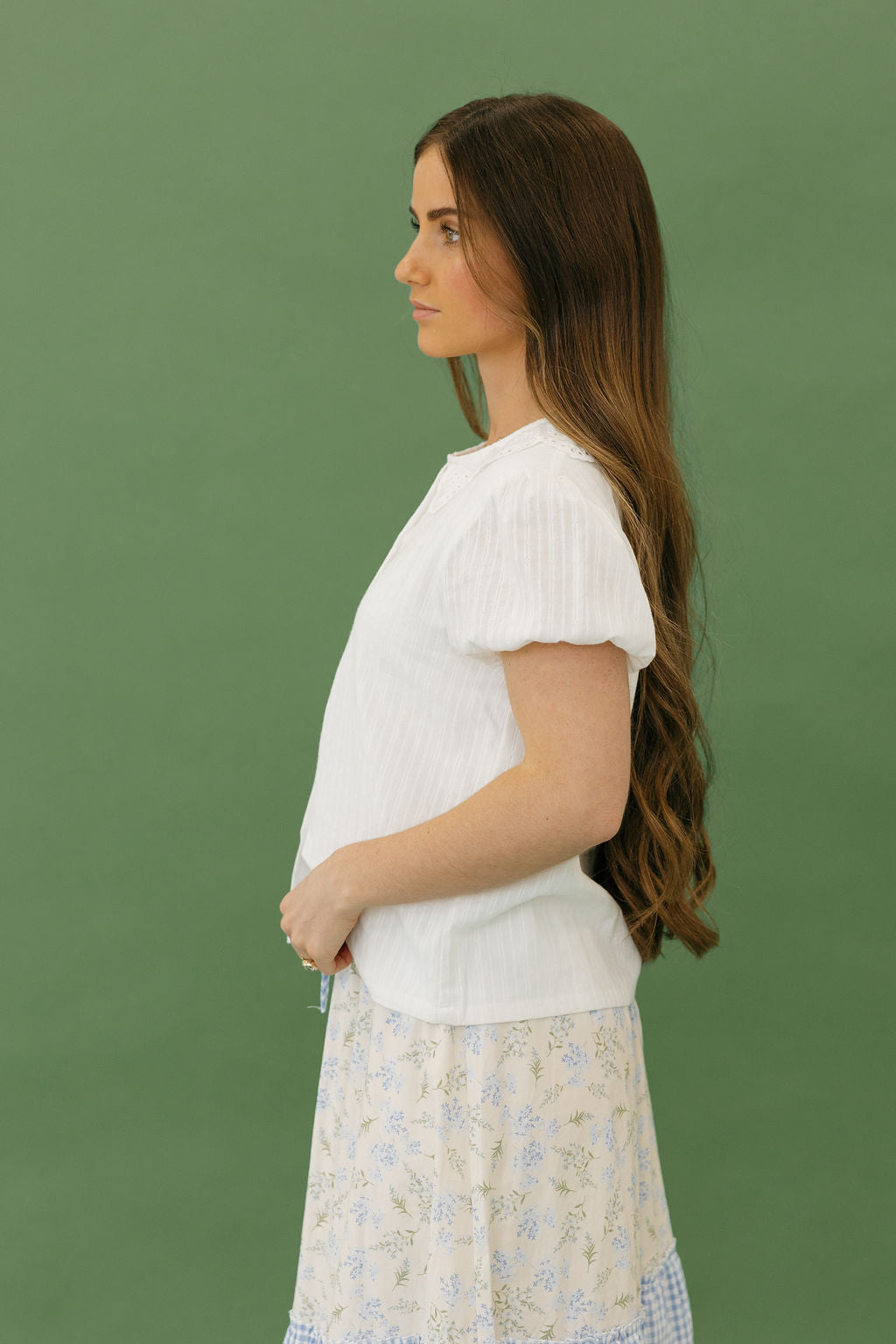 Darlene Top-White