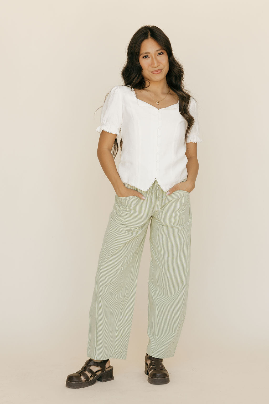 Loretta Top-White