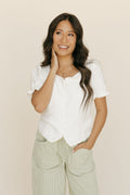Loretta Top-White