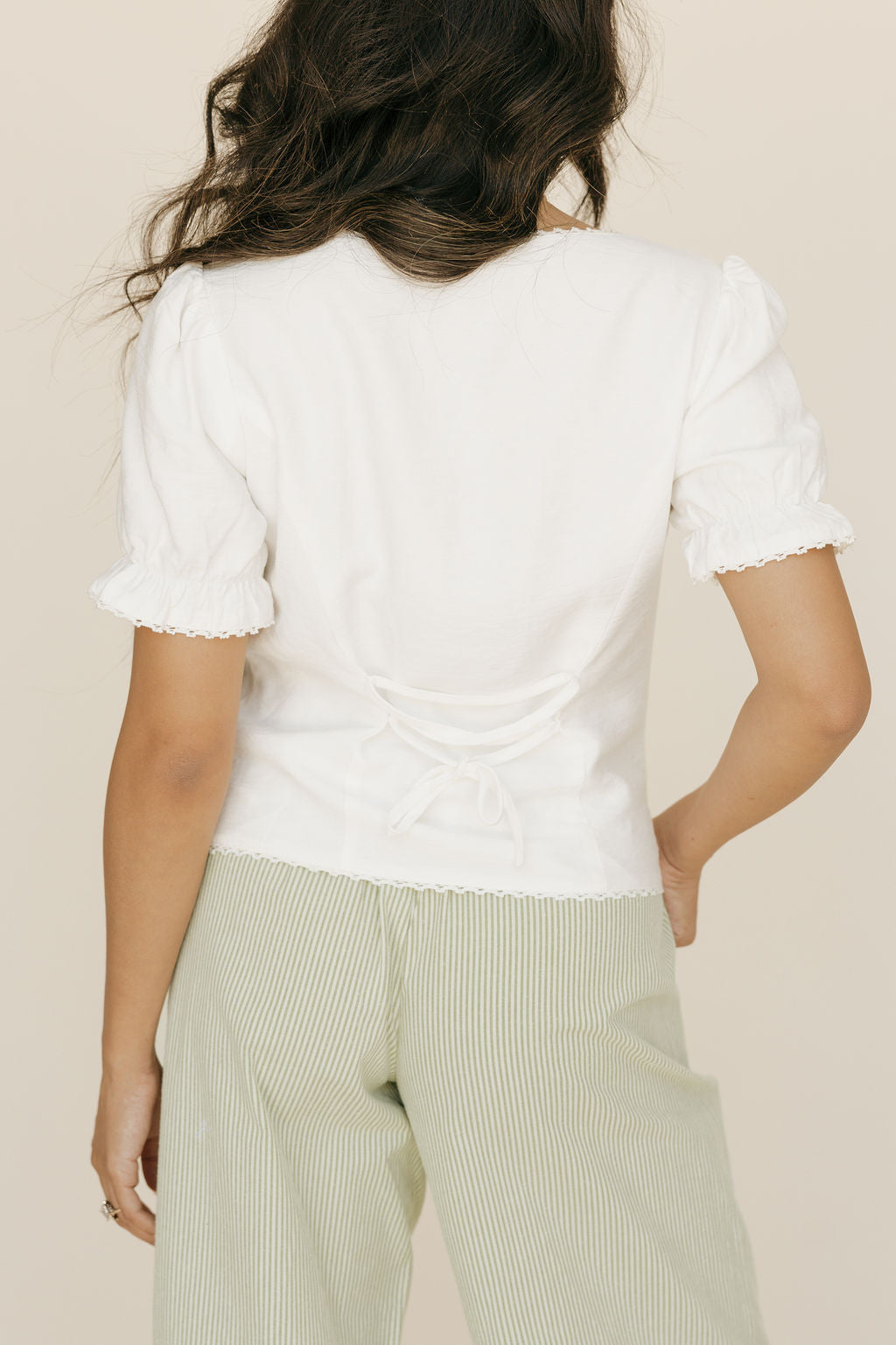 Loretta Top-White
