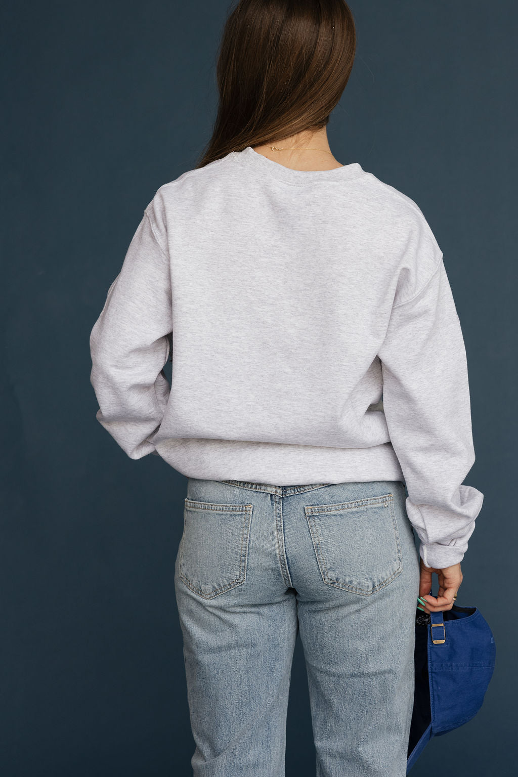 Vintage USA Pullover-Heather Grey