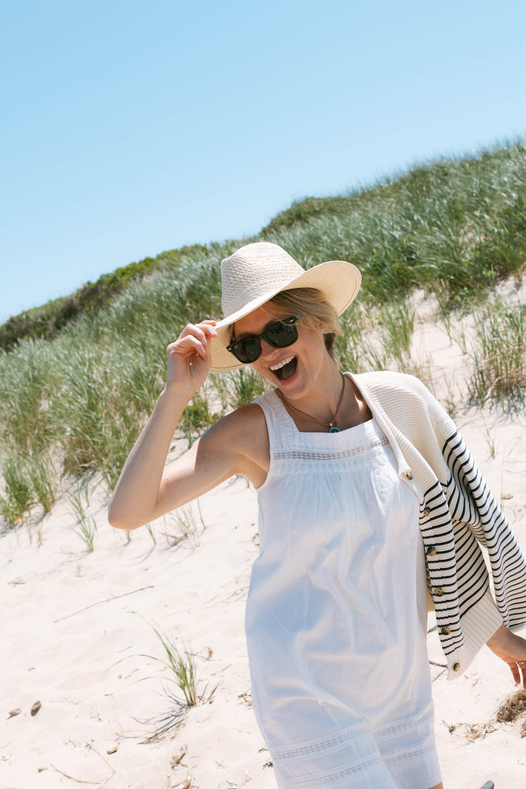 Emerson Shift Dress - White