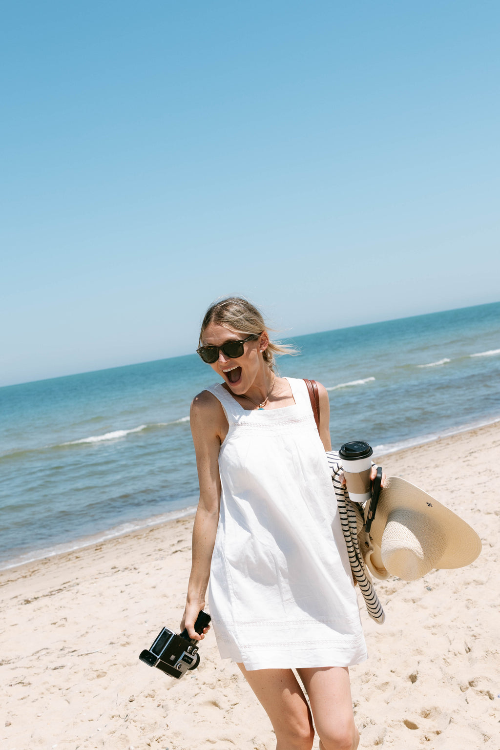 Emerson Shift Dress - White