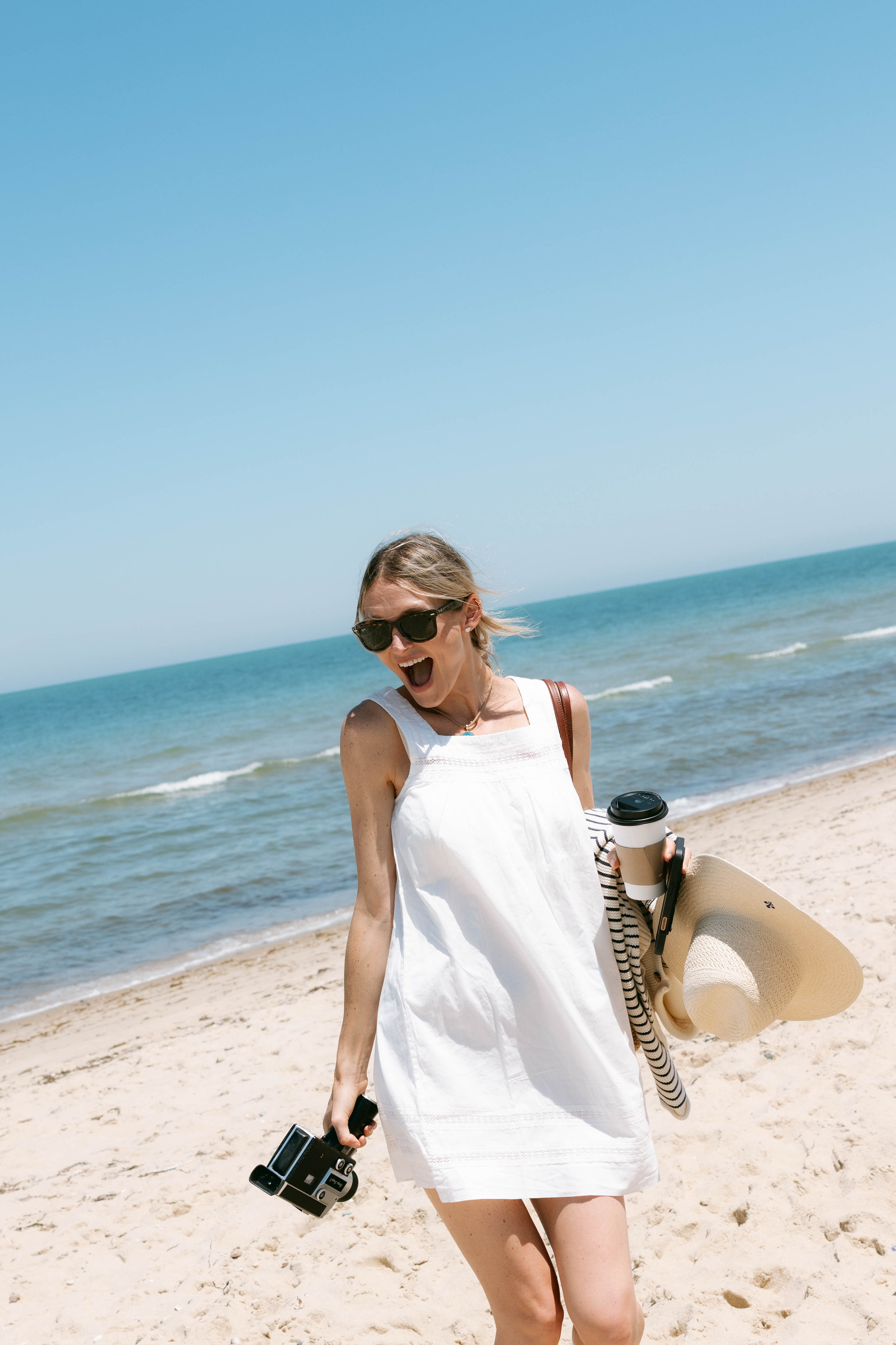 Emerson Shift Dress - White