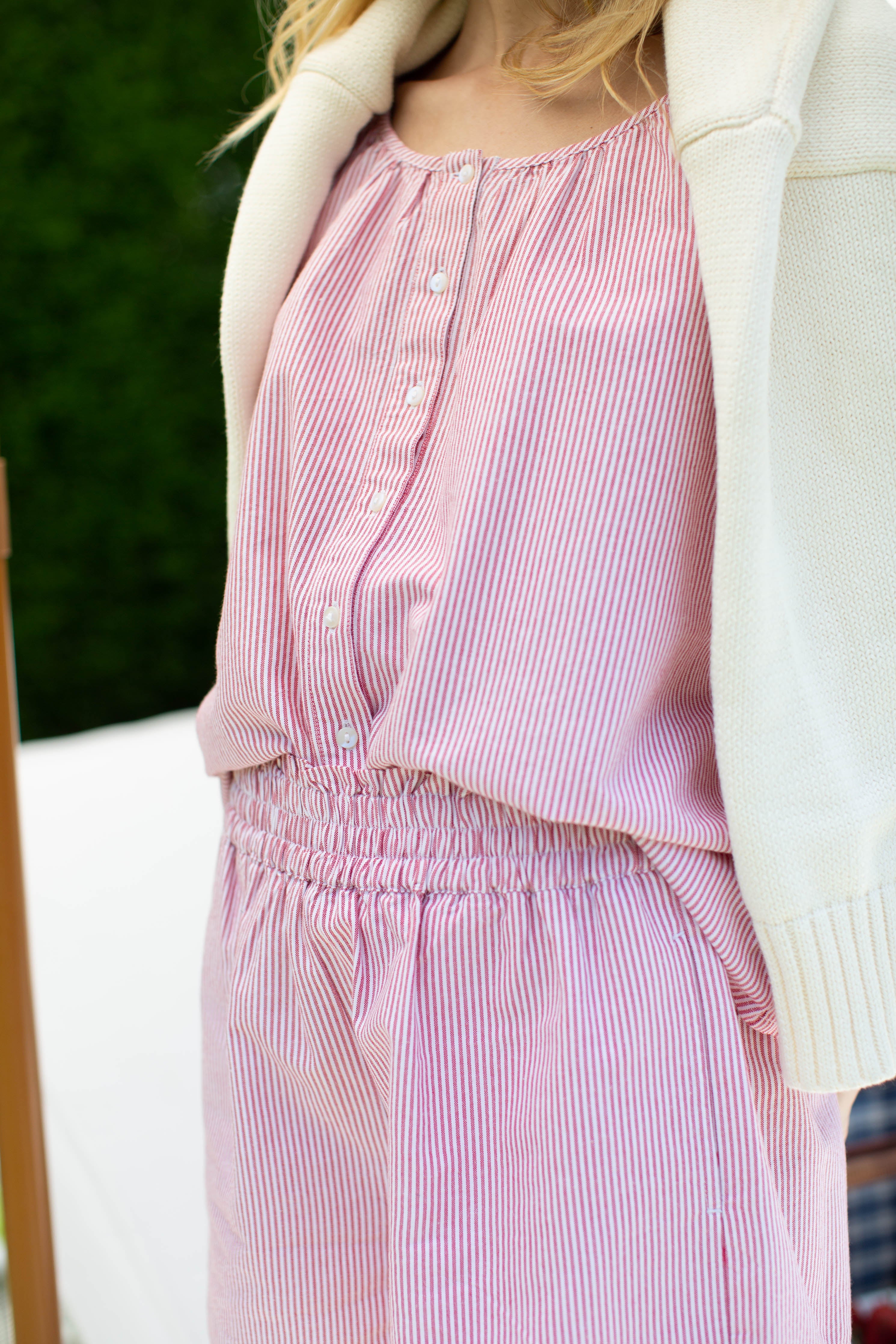Ava Shorts - Red/White Stripe