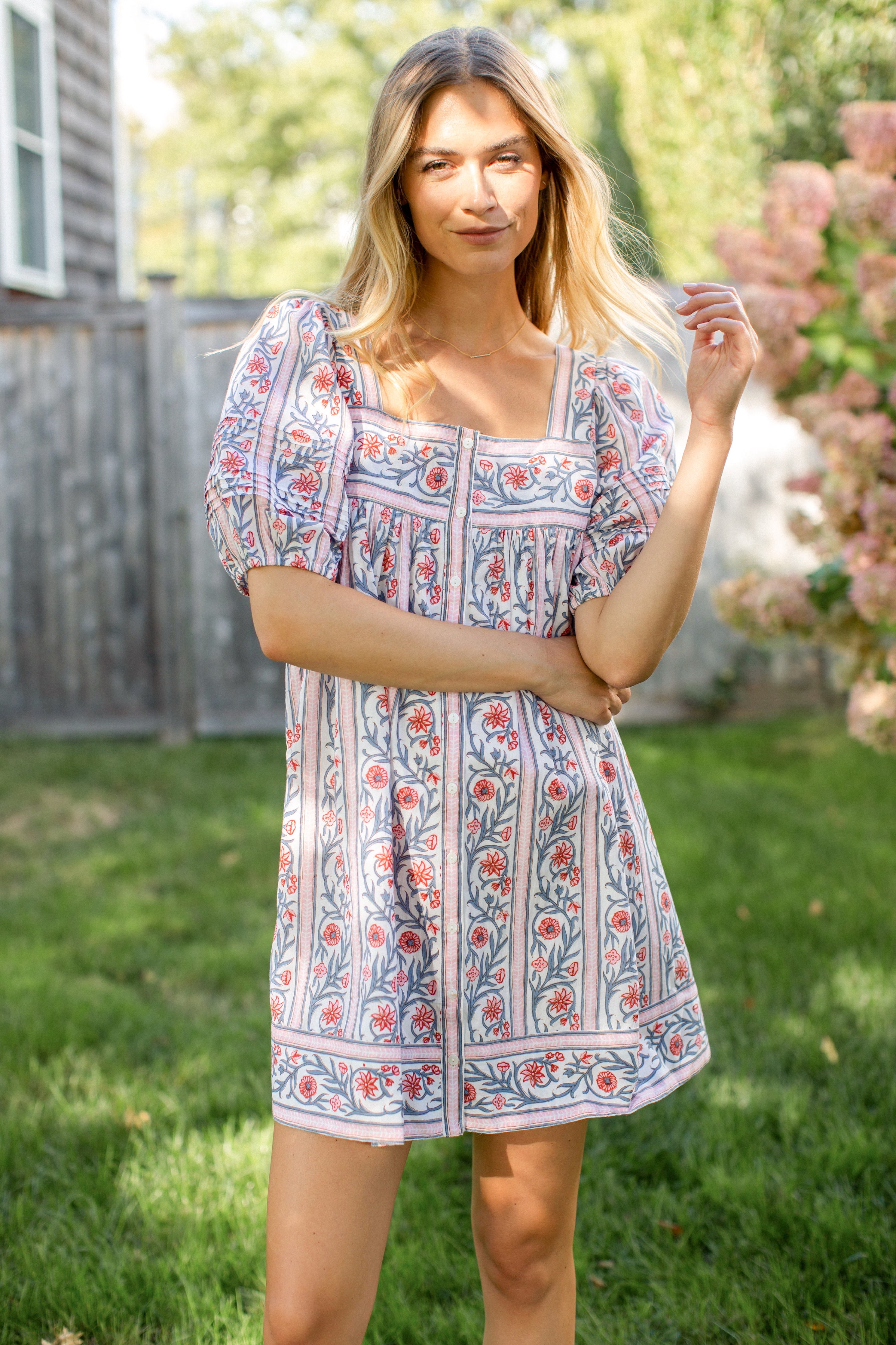 Liza Dress - Vine Floral