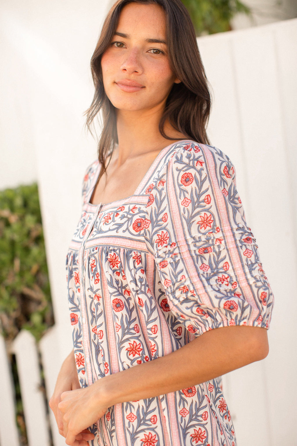 Liza Dress - Vine Floral