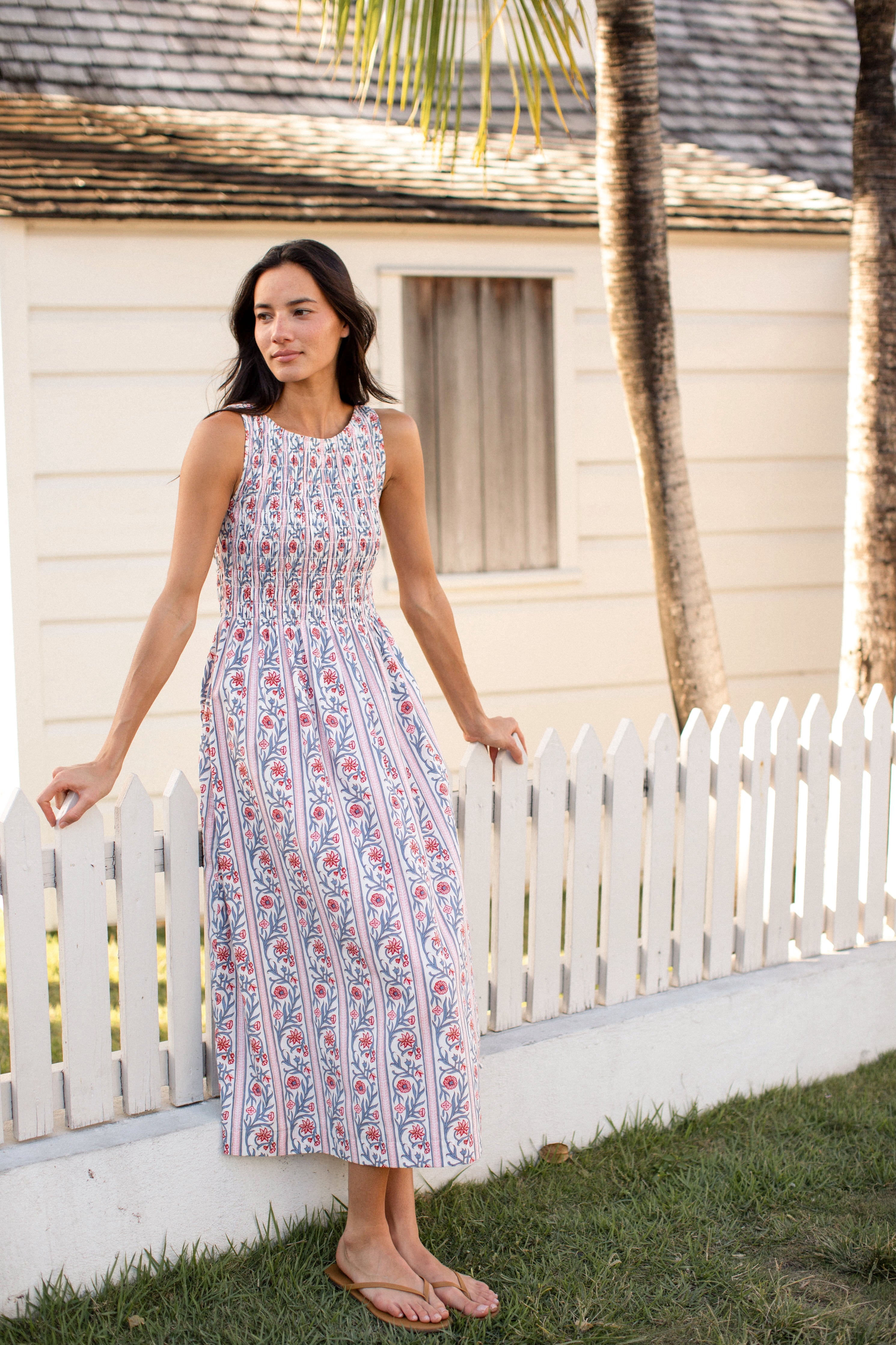 Sara Dress - Vine Floral