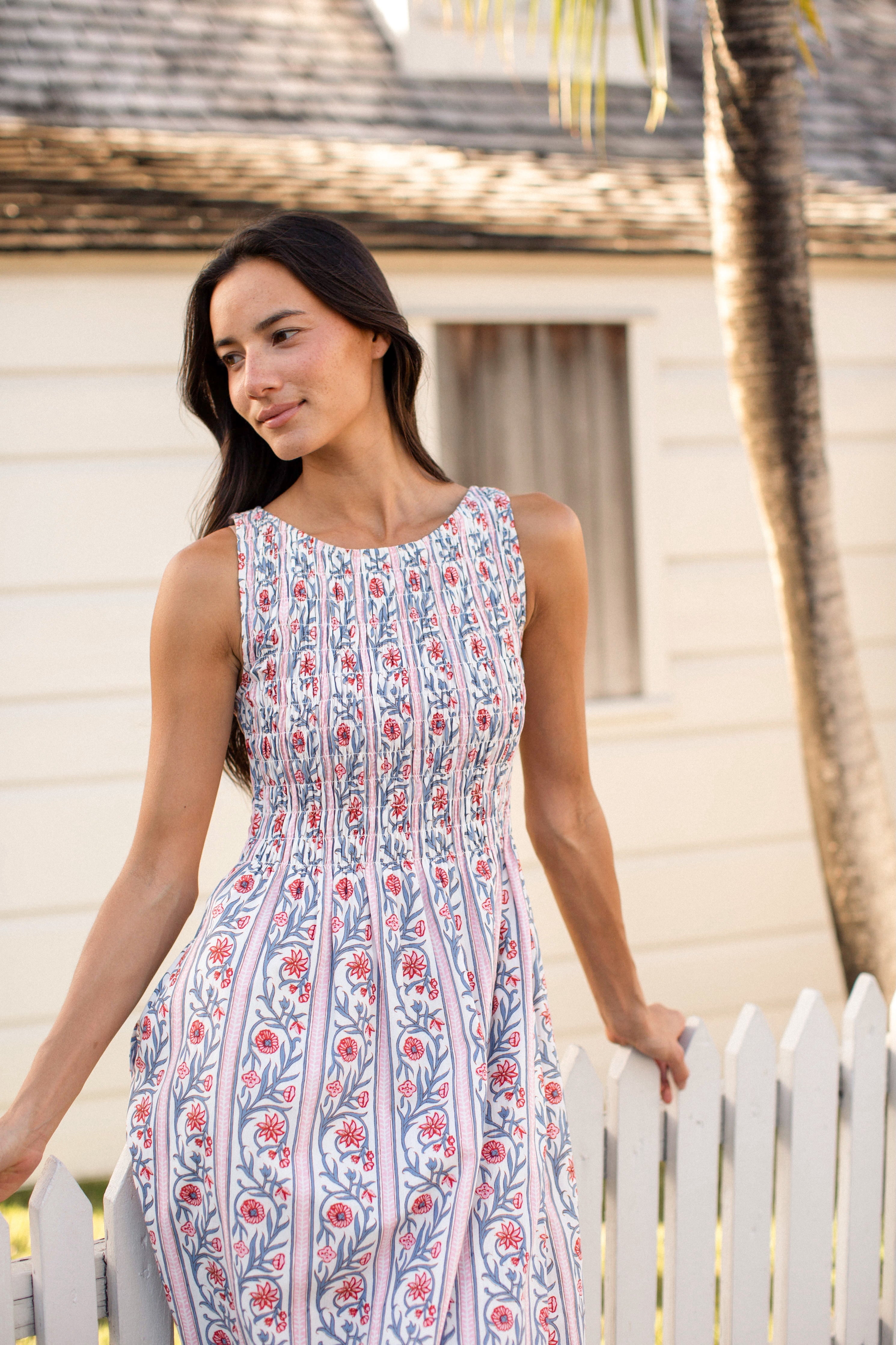 Sara Dress - Vine Floral