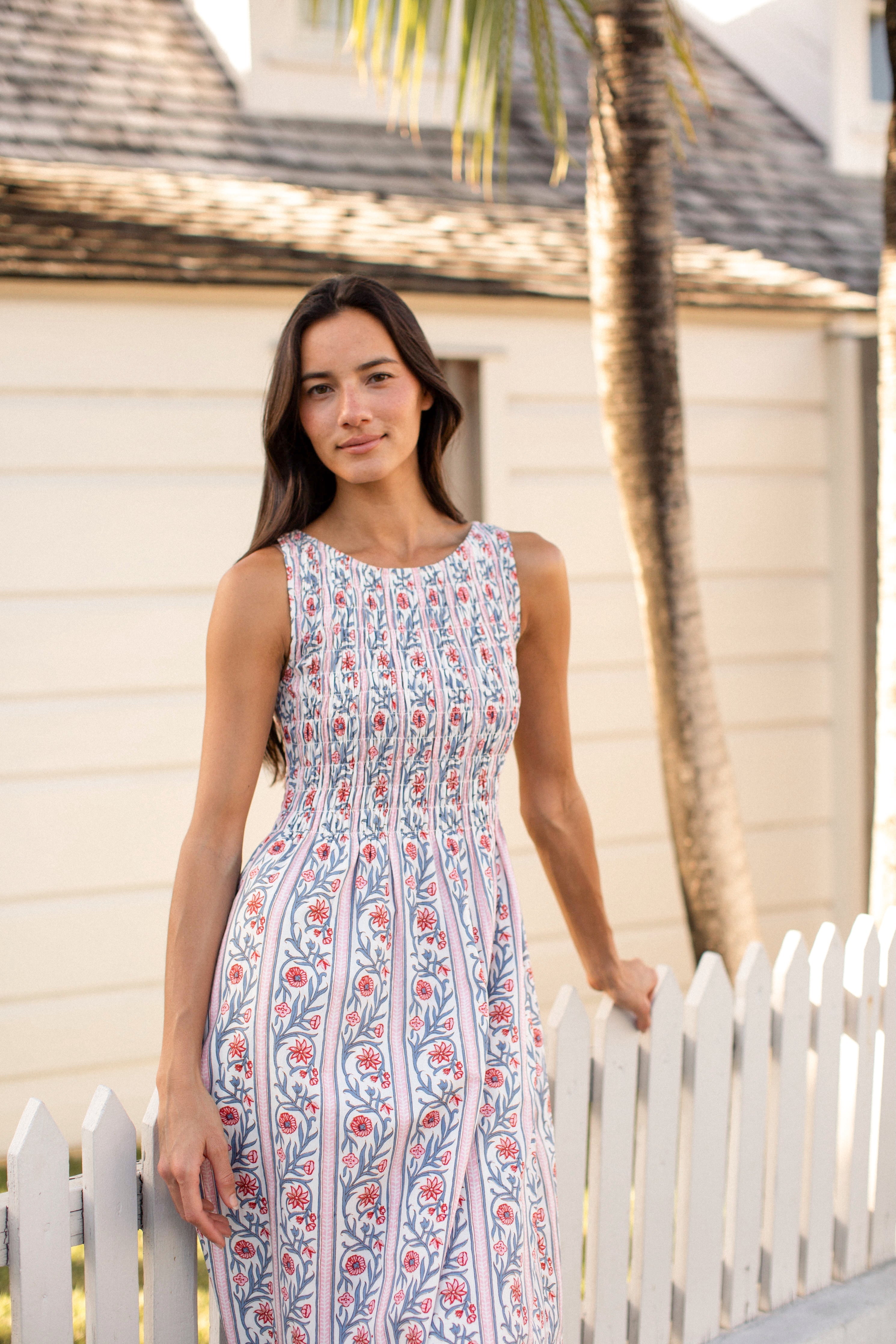 Sara Dress - Vine Floral