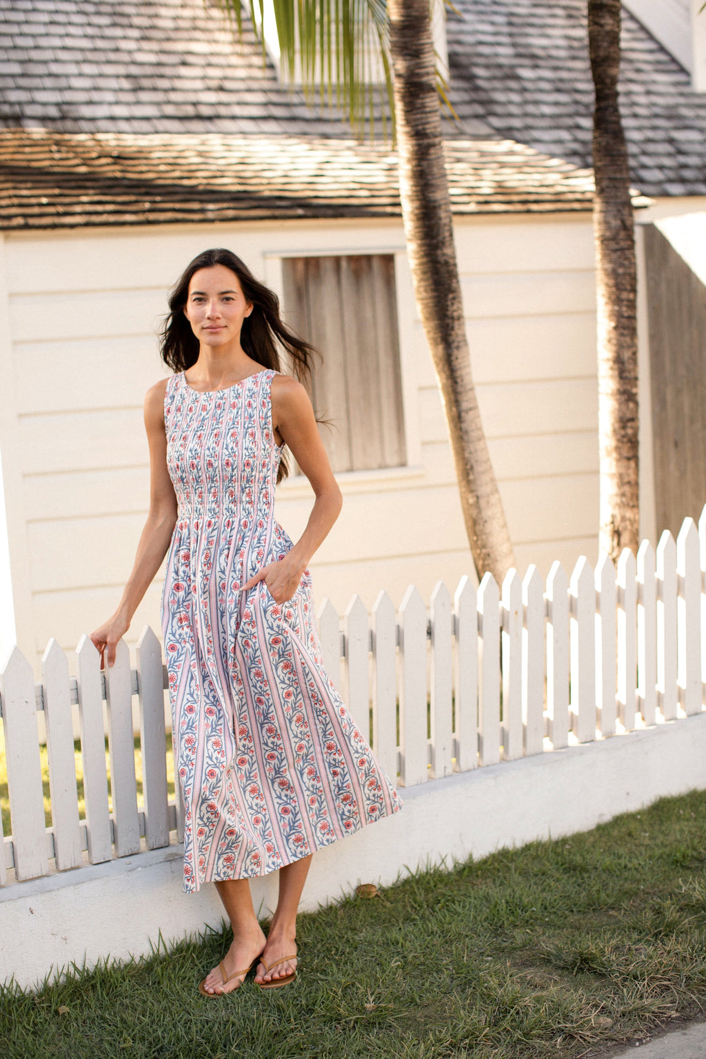 Sara Dress - Vine Floral