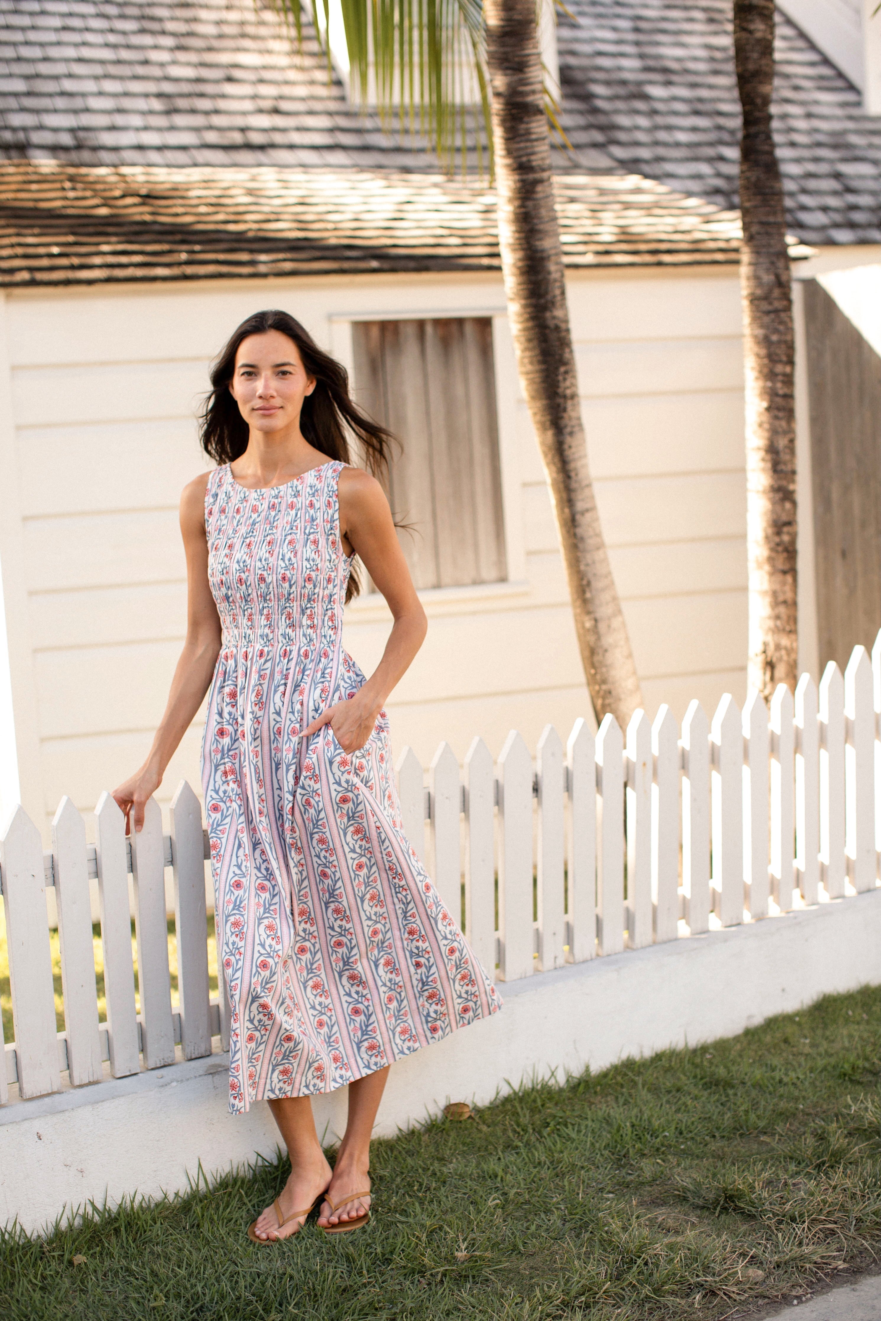 Sara Dress - Vine Floral