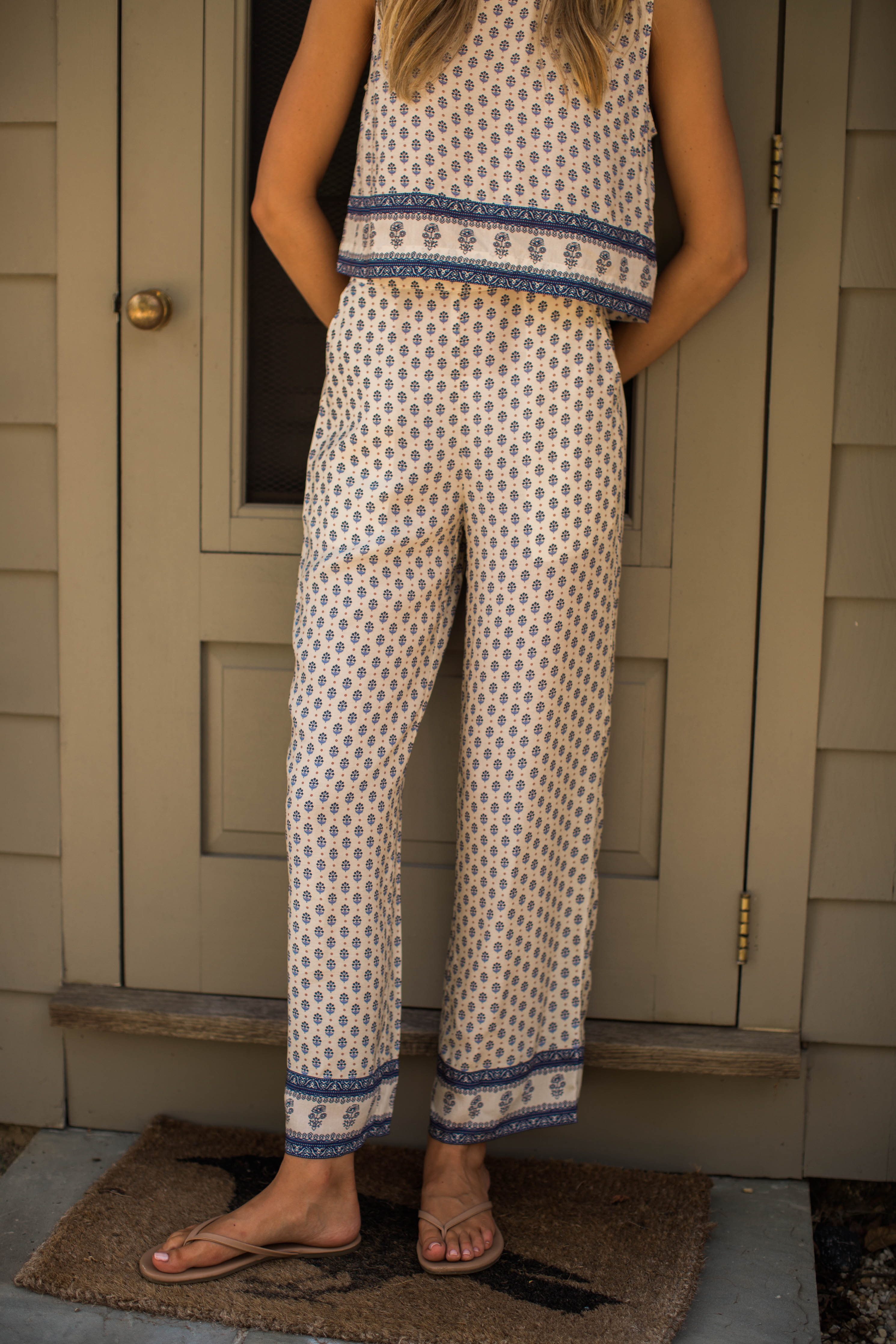 Highland Pant - Blue Mini Petunia