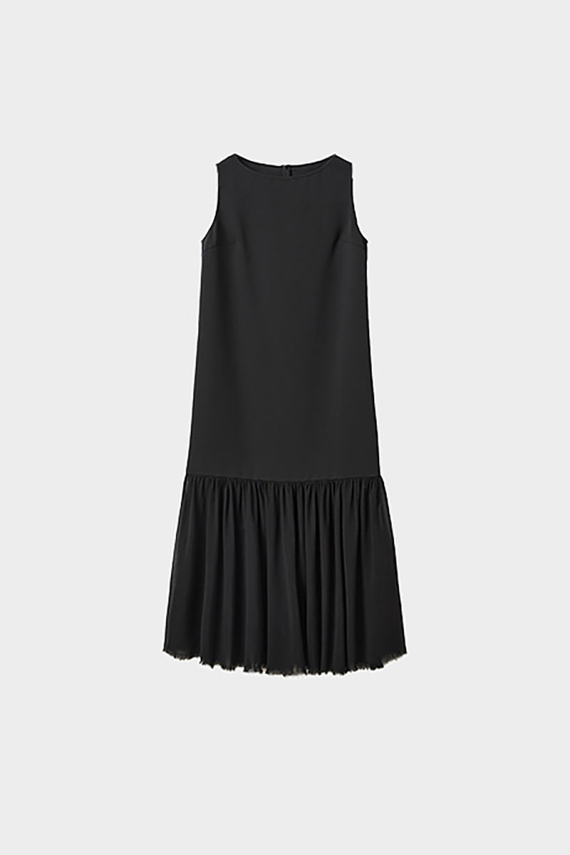 Sleeveless Drop-Waist Maxi Dress