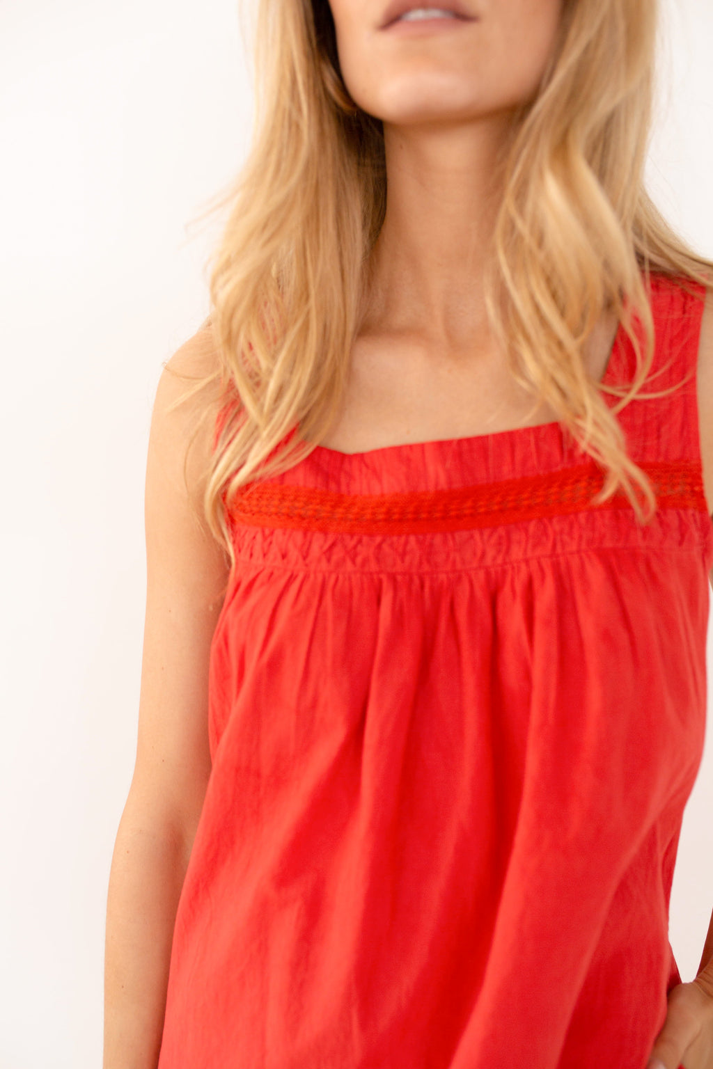 Emerson Shift Dress - Poppy Red
