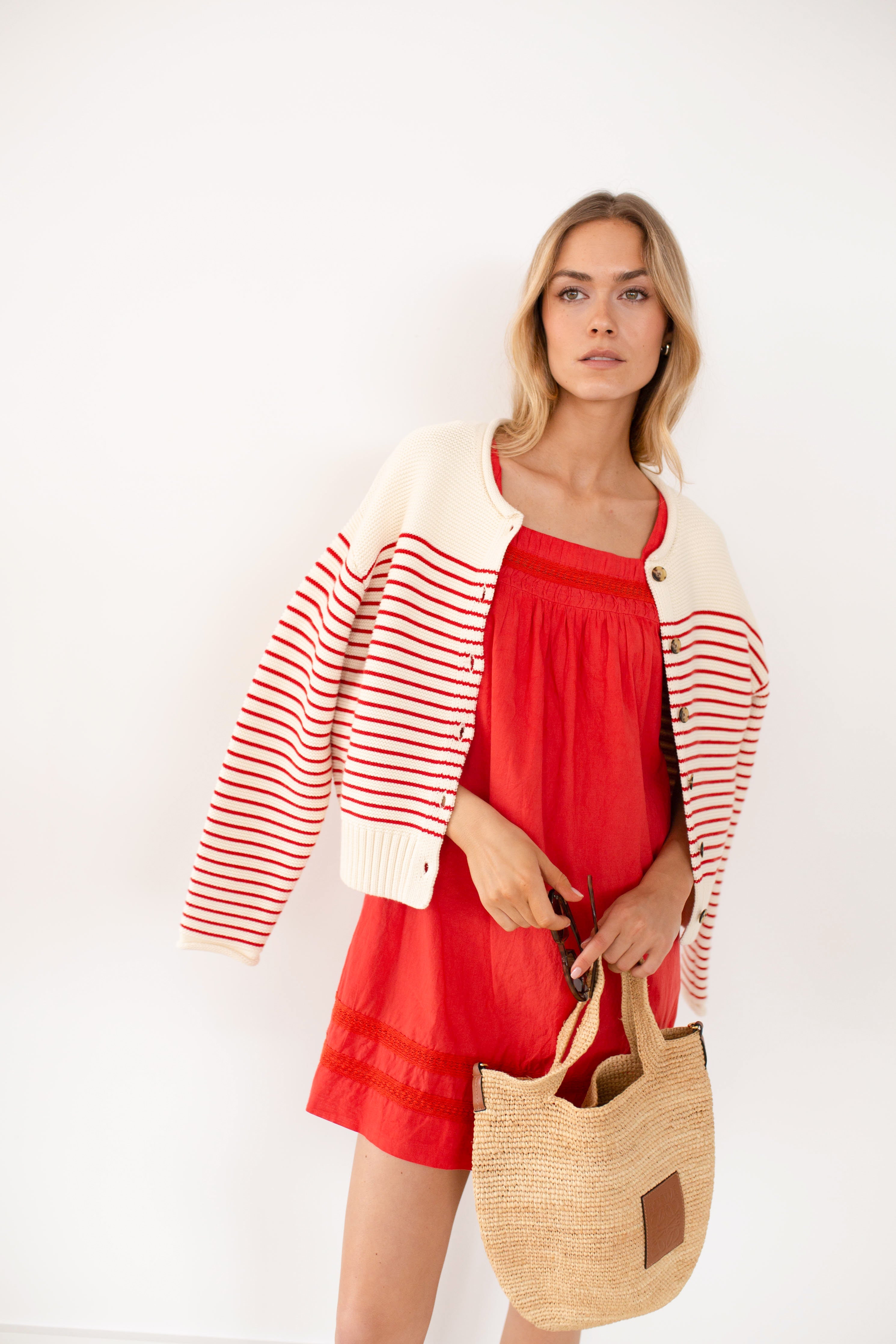 Emerson Shift Dress - Poppy Red