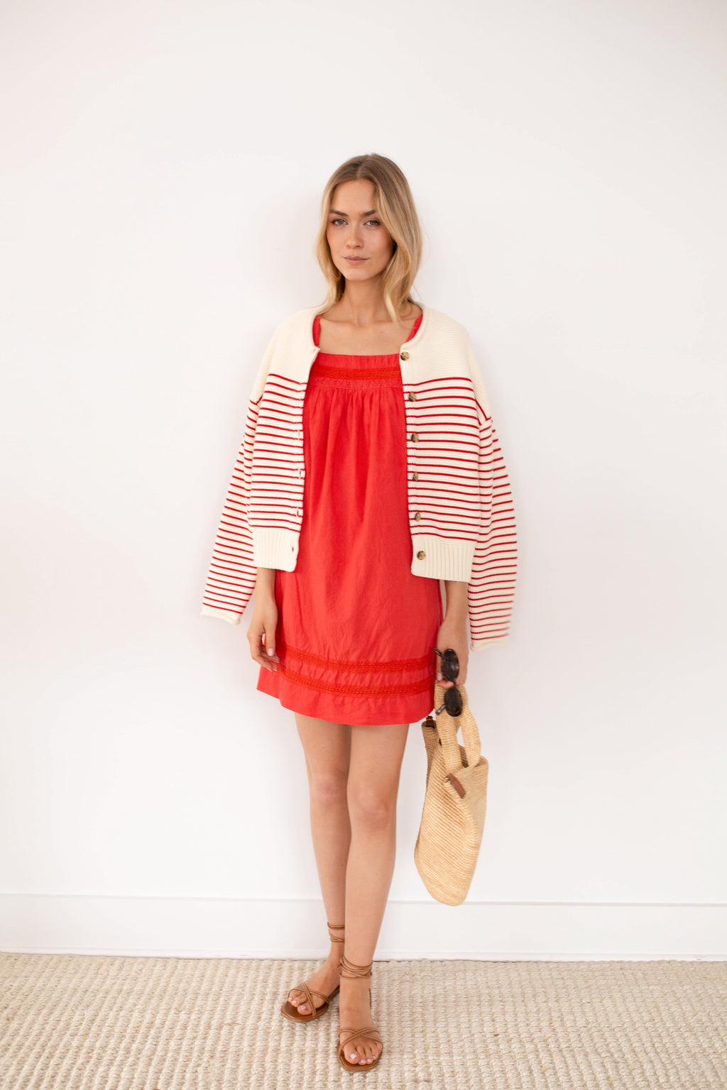 Emerson Shift Dress - Poppy Red